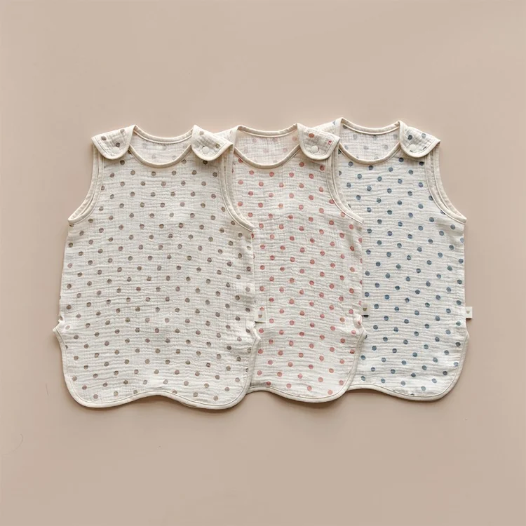 26S/S DTD泡泡波點系列-棉紗睡眠馬甲