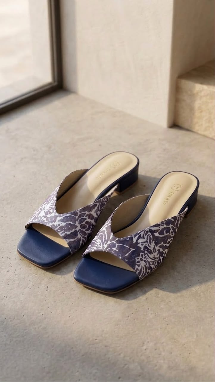 5824 - Seroja Slip-On Batik Heels