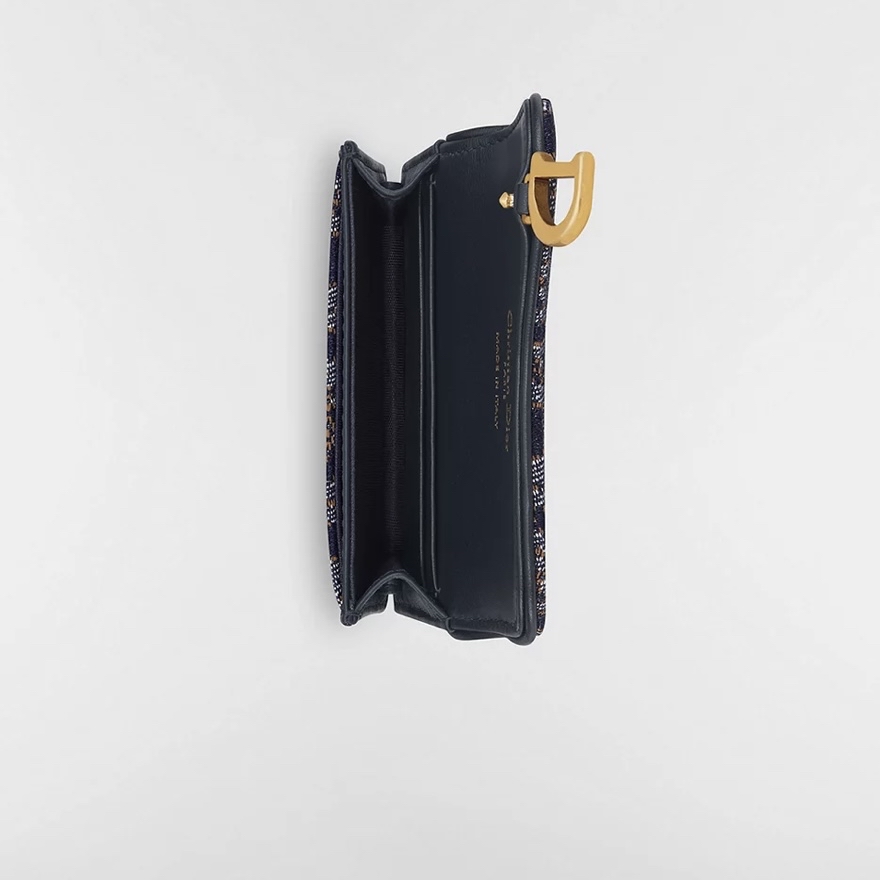 Dior Saddle Bloom Card Holder