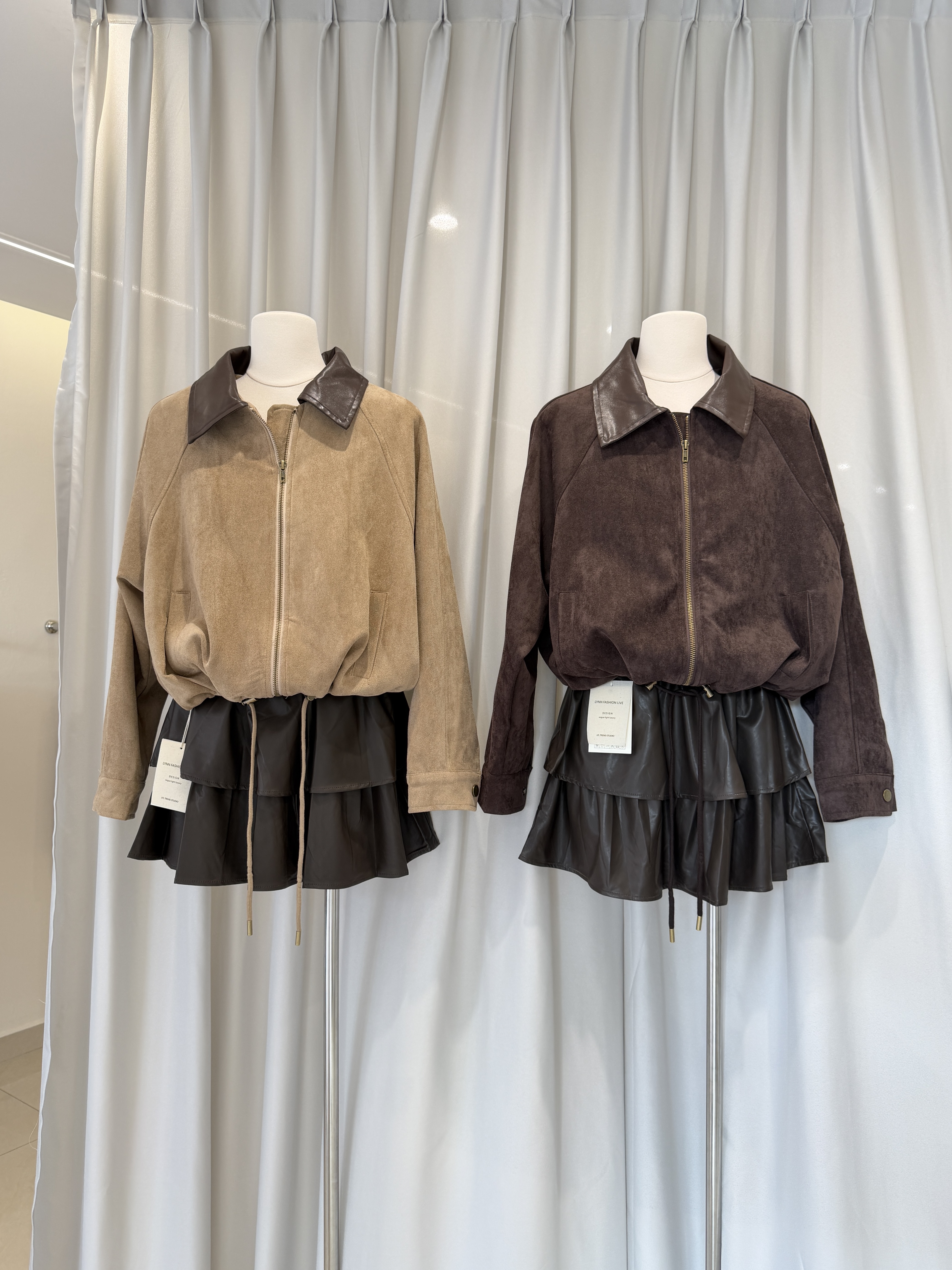 6617 爆款个性皮绒外套