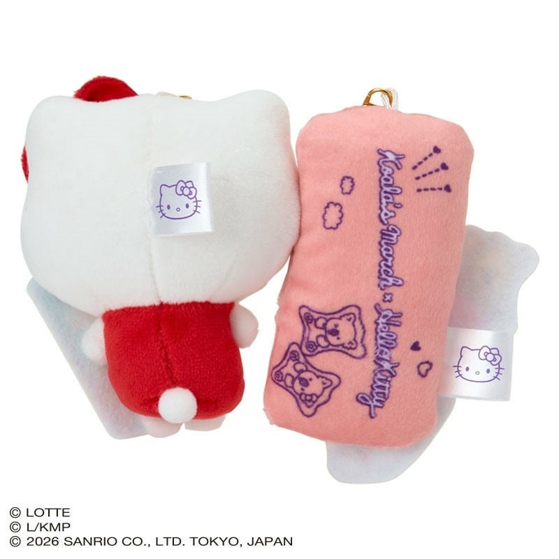 現貨｜【一套兩隻】LOTTE x Sanrio Hello Kitty 樂天熊仔餅 日版 吊飾 毛公仔 掛件 (CR134424)