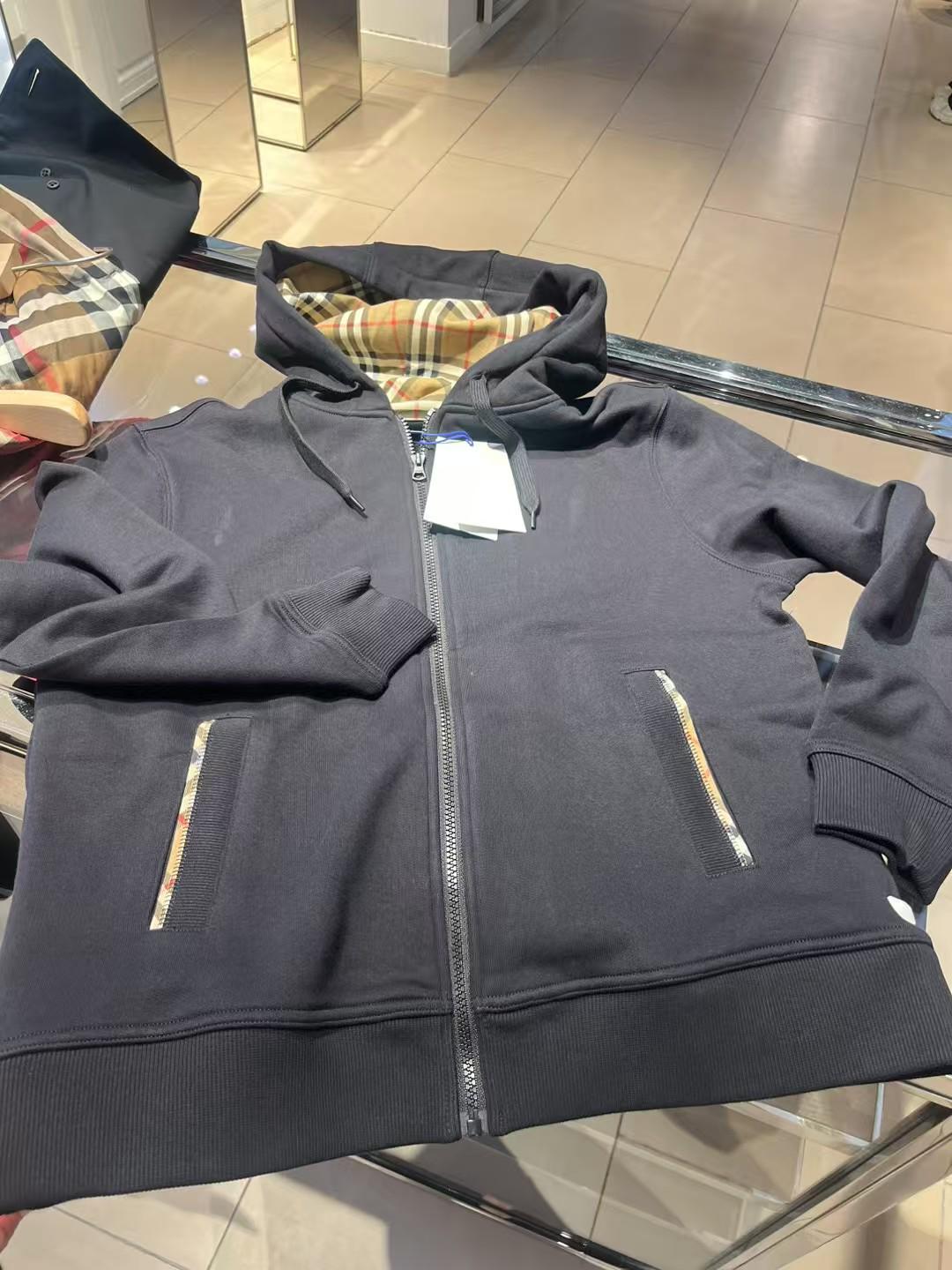 預購 Burberry🌈🌈折扣款 女士連帽zip up Sale