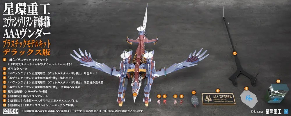 Ultra Scale AAA Wunder (Deluxe Plastic Model Kit Ver.) (Evangelion:3.0+1.0 Thrice Upon a Time)