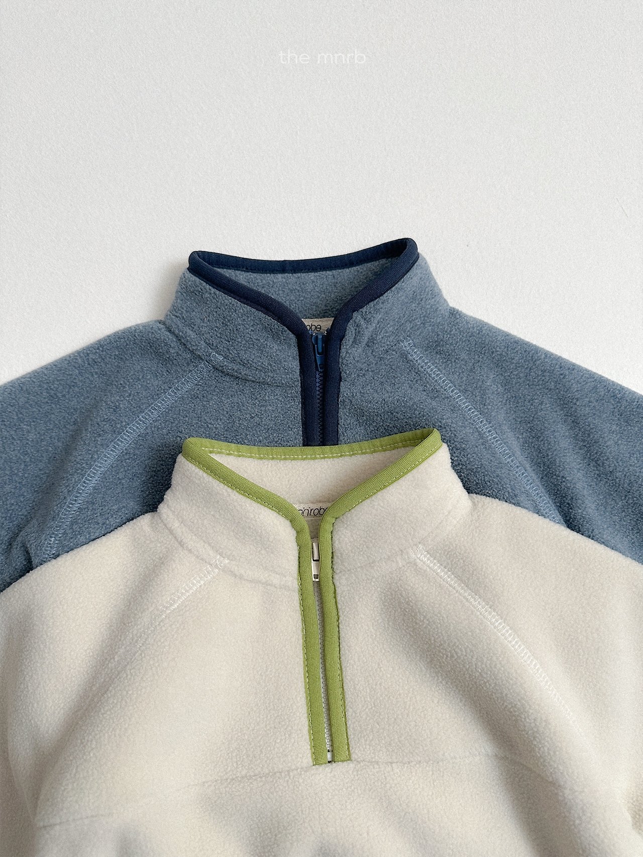 Mnirobe | Two-tone fleece half zip