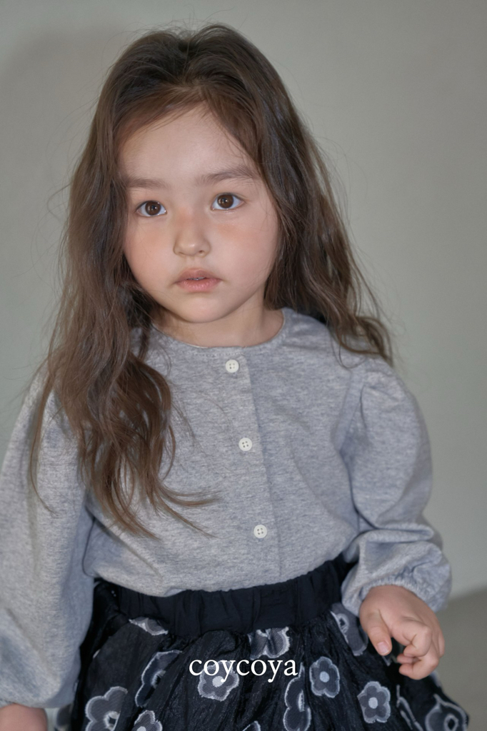 🌸預訂 韓國直送🌸🇰🇷COYCOYA兩色泡泡袖開襟襯衫