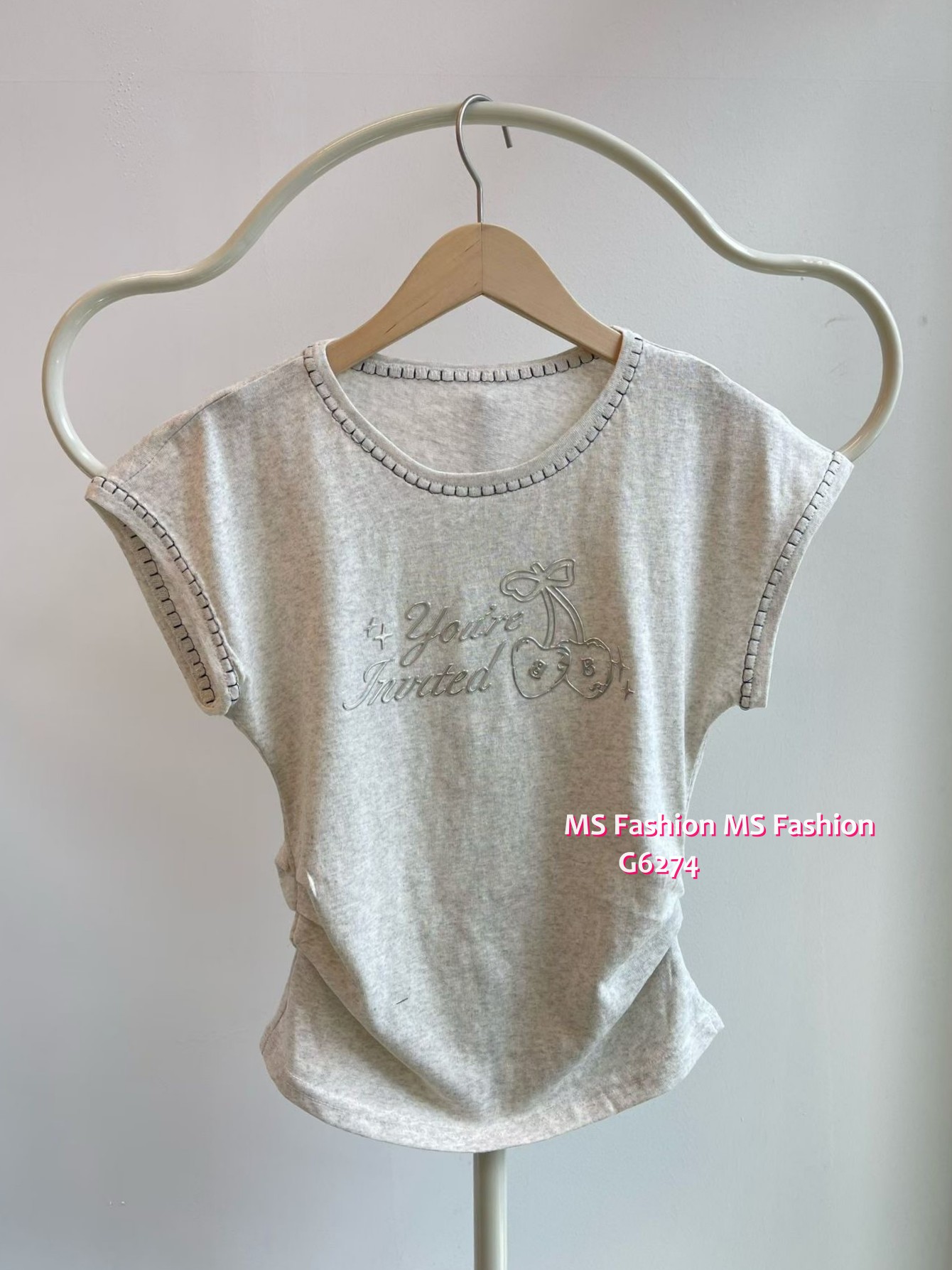 G6274 韓國🇰🇷型格tee仔