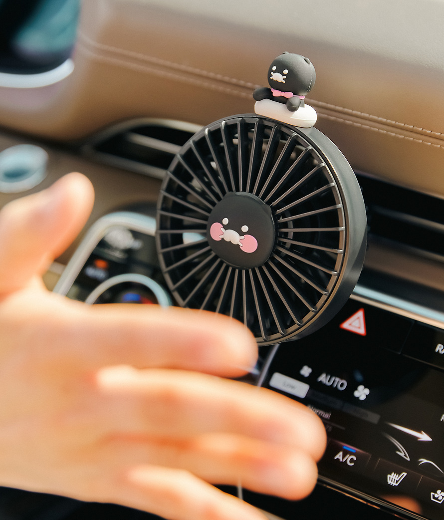 黑色 春植 車用風扇