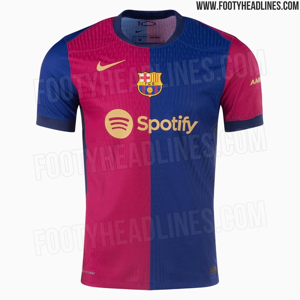 2024-25 巴塞隆拿 主場 球迷版 短袖