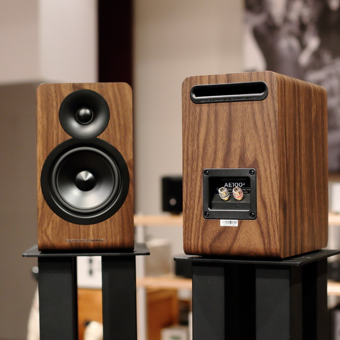 Acoustic Energy AE100 MK2 Compact 2-Way Bookshelf Speakers (Pair)
