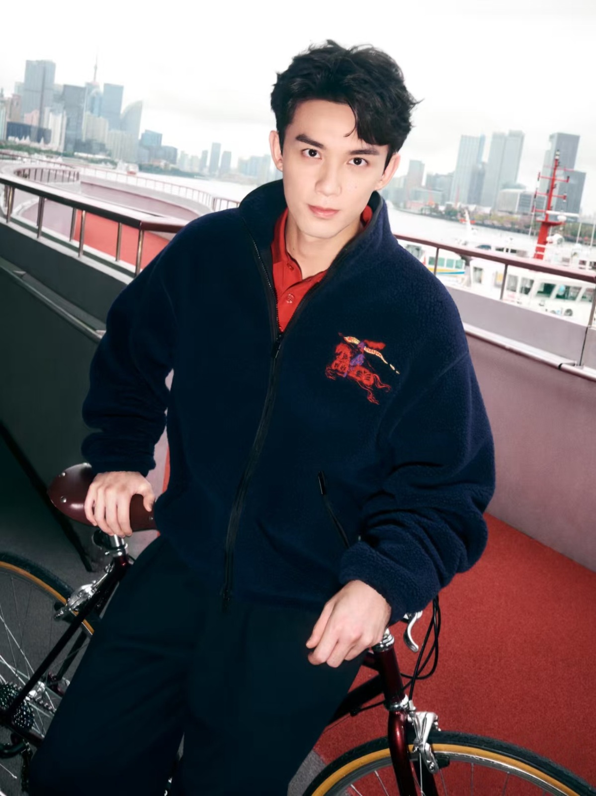 【頂級原單】Burberry  馬年限定搖粒絨羊毛拉鍊外套