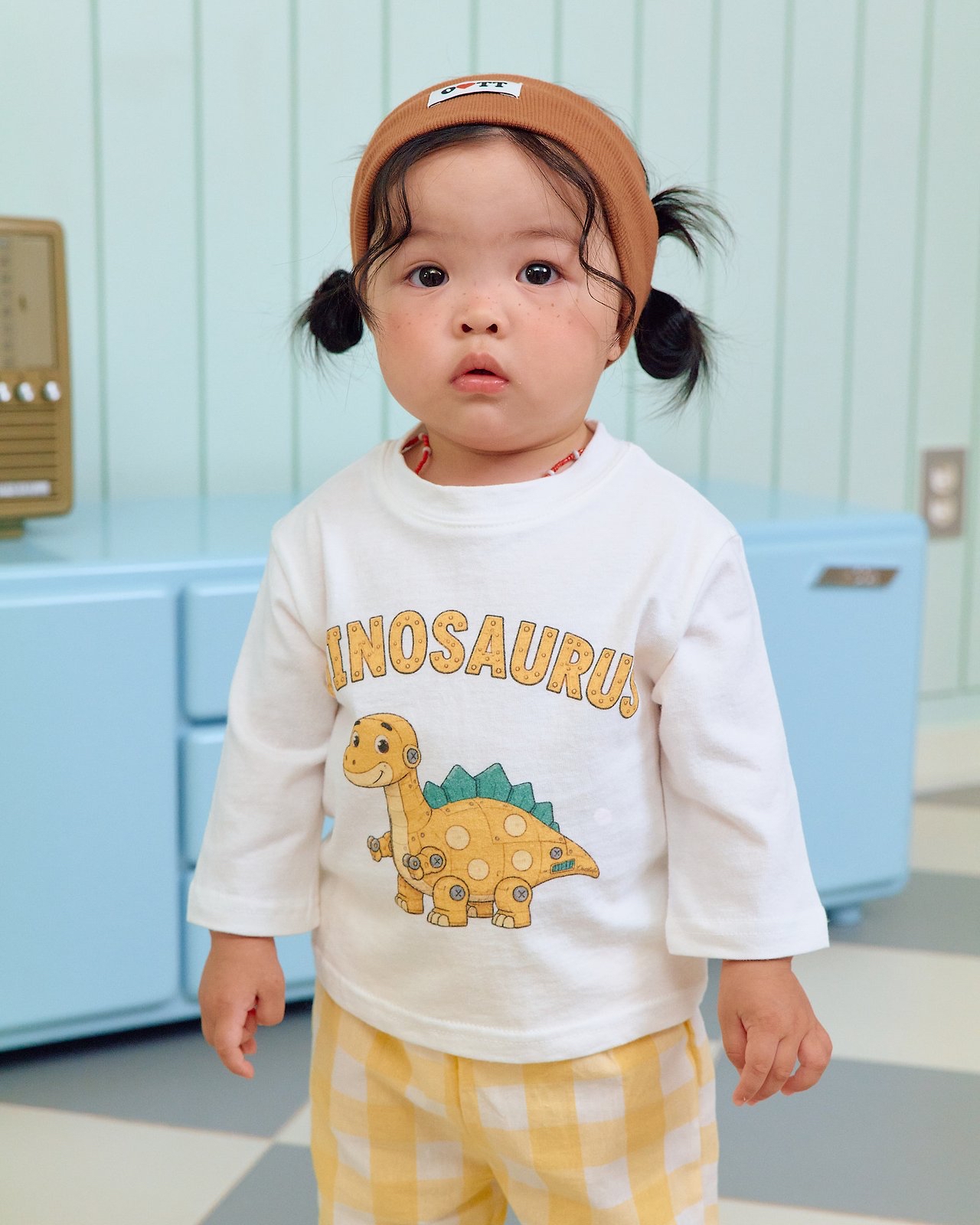 OOTT | Robot dinosaur top and bottom clothes set 