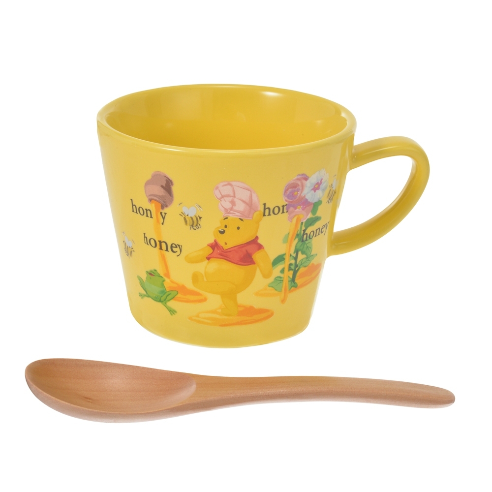 [現貨] [DS] 小熊維尼瓷杯連匙羹 {TF021721}