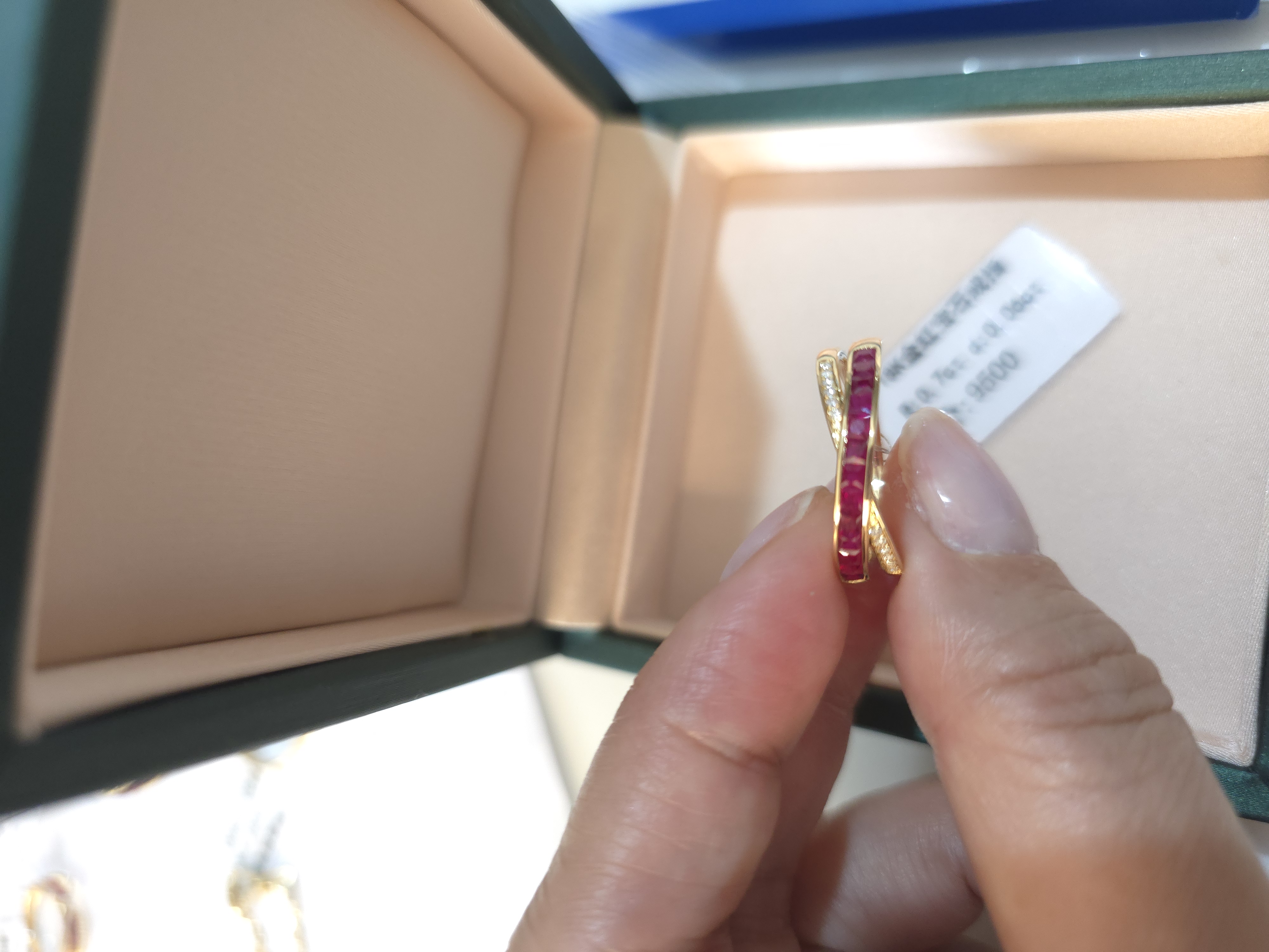 18K红寶鑽石戒指 R0.7 D0.06 G3.47 S17