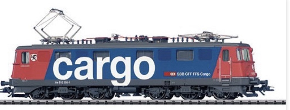 TRIX SBB Cargo Ae 6/6 - 瑞士 E-lok 全新 HO DCC 就緒，金屬車身