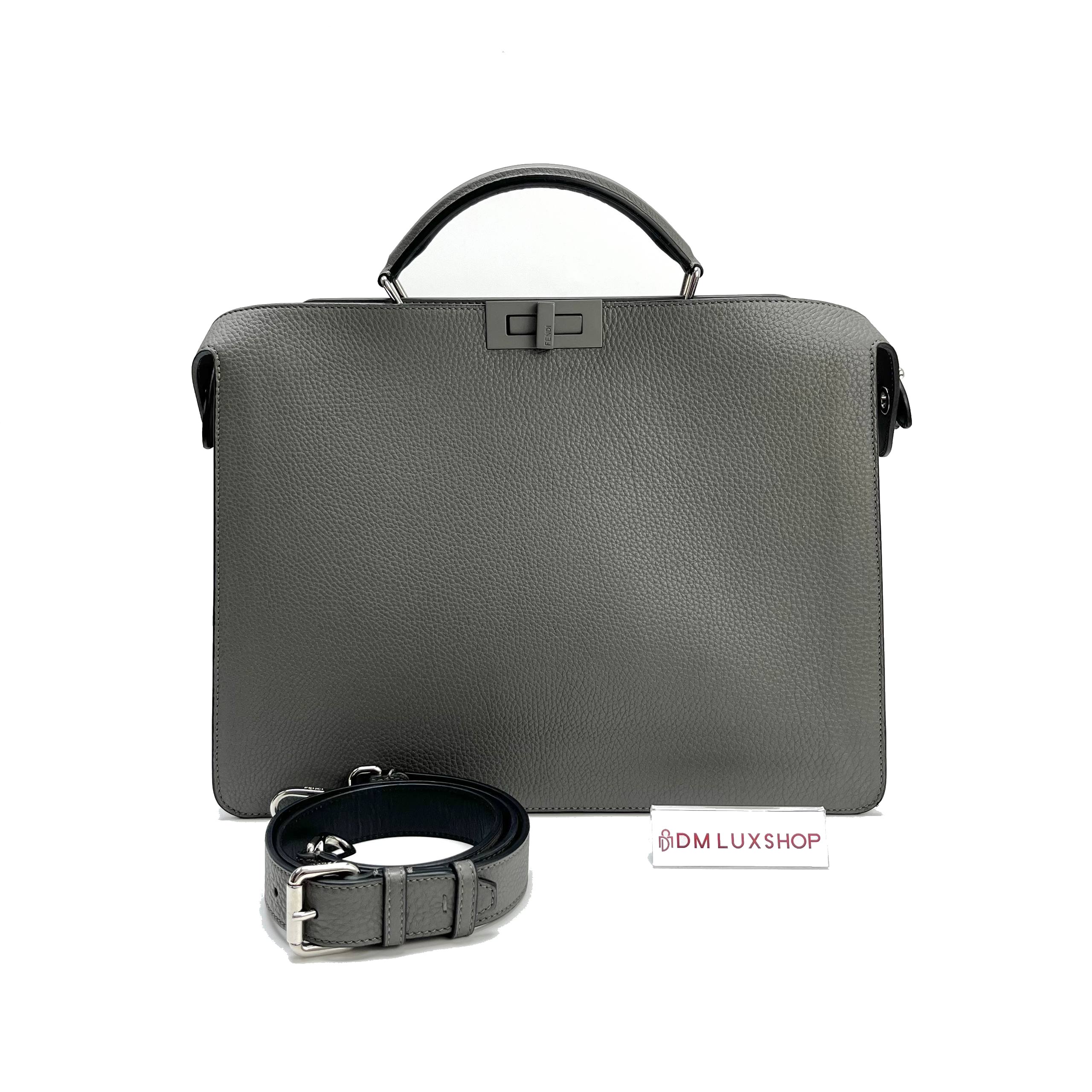 Fendi Peekaboo ISeeU Medium Grey/Black