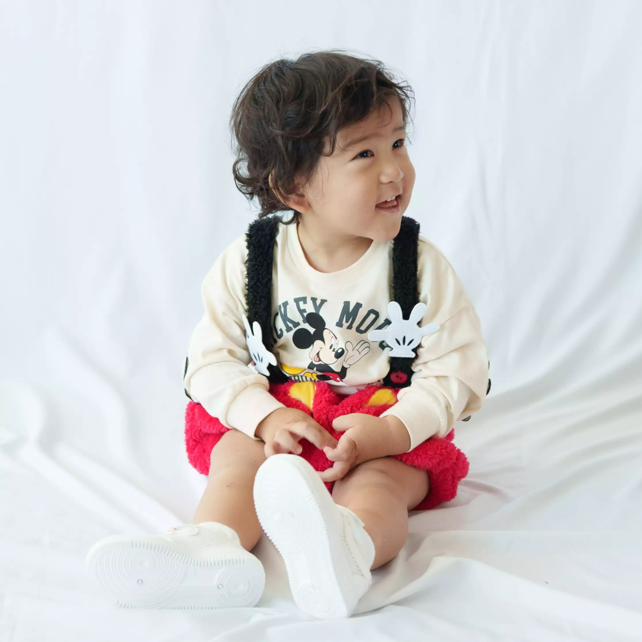 🌸 【預訂】Mickey BREEZE 毛毛工人褲<90-100> - Kids' Warm Goods