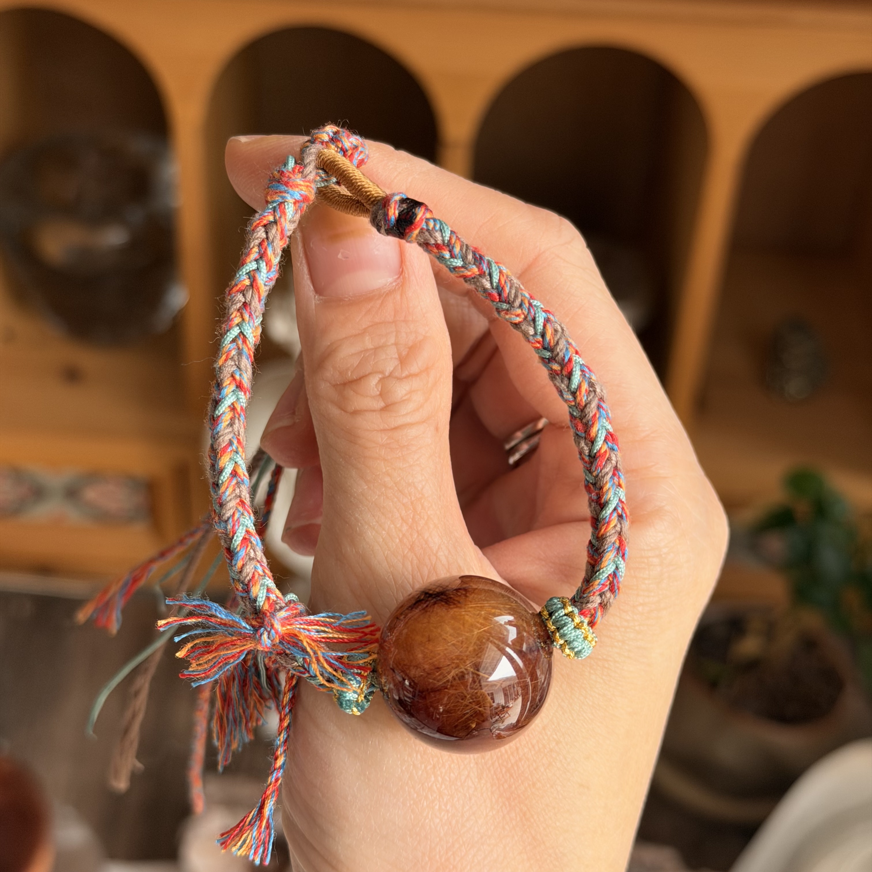 魔鬼髮晶/銀髮晶+金髮晶襯手繩系列