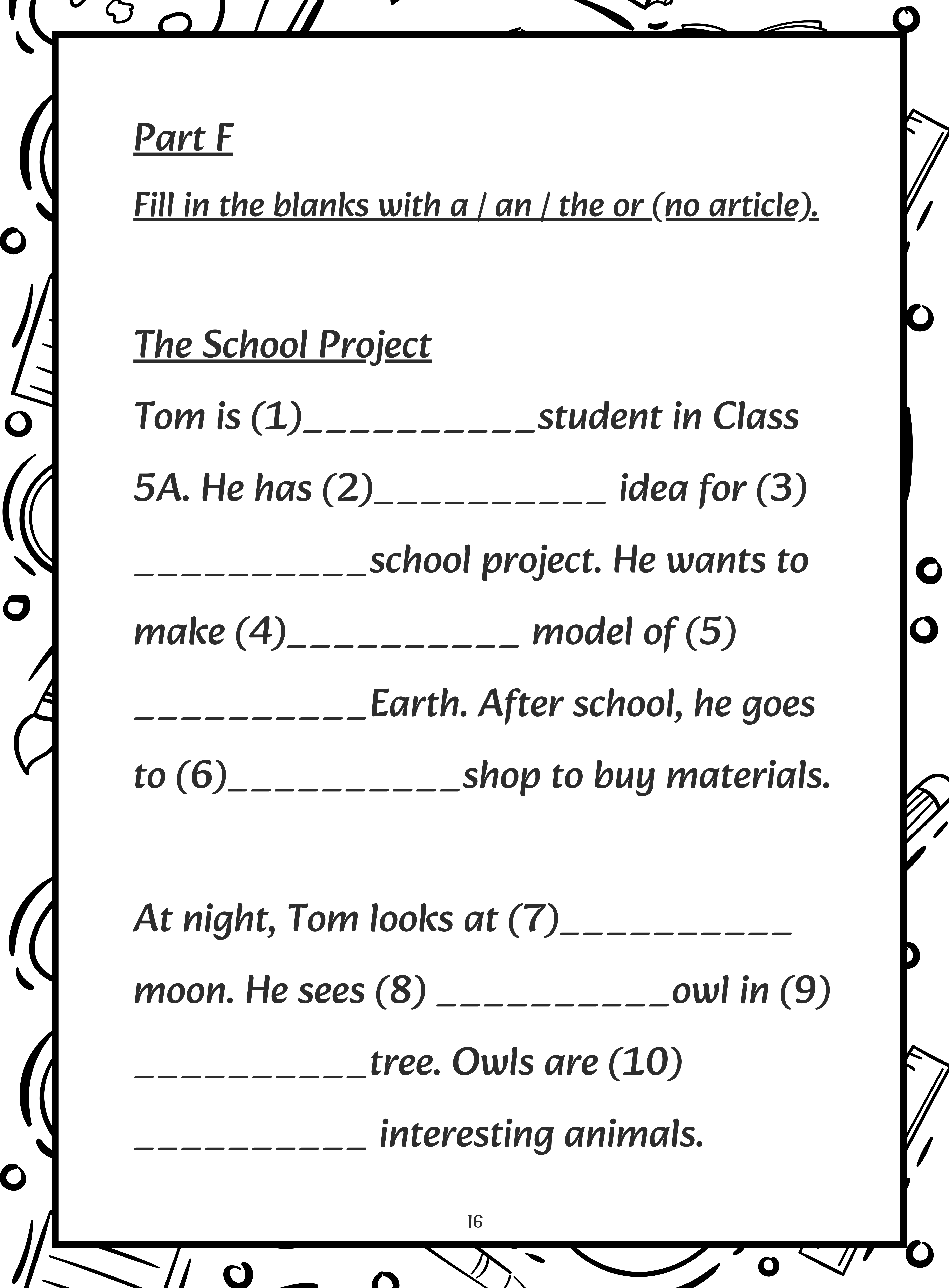 Grammar Focus-Articles