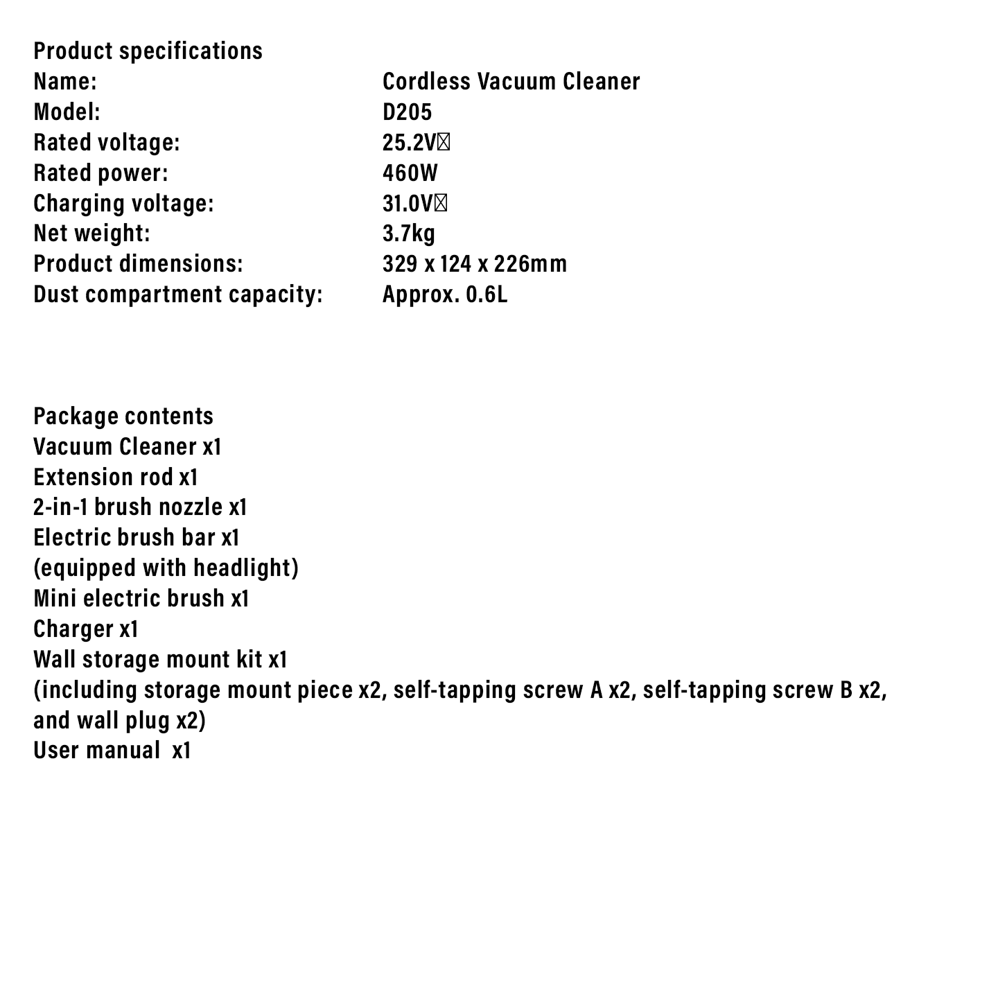 Xiaomi G20 Cordless Vacuum Cleaner Lightweight (BHR8831EU)