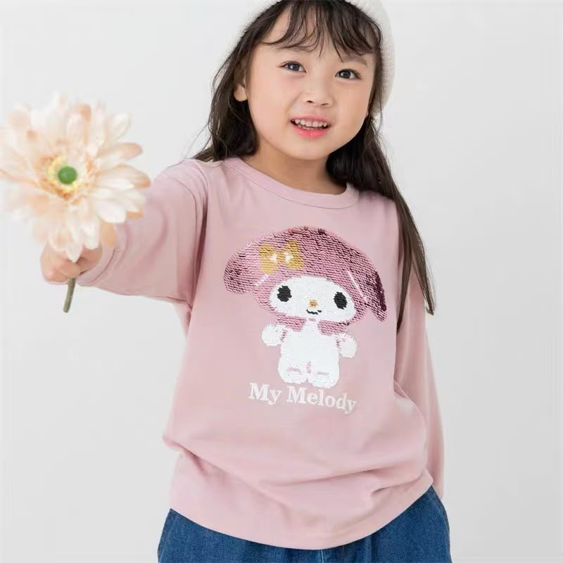 預訂款～#1026 🇯🇵日單 💖Sanrio 雙面亮片長袖上衣