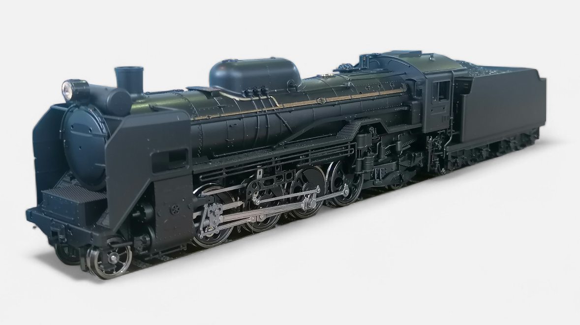 Kato HO D51 日本蒸汽機關車 DCC數碼連功能性頭尾燈