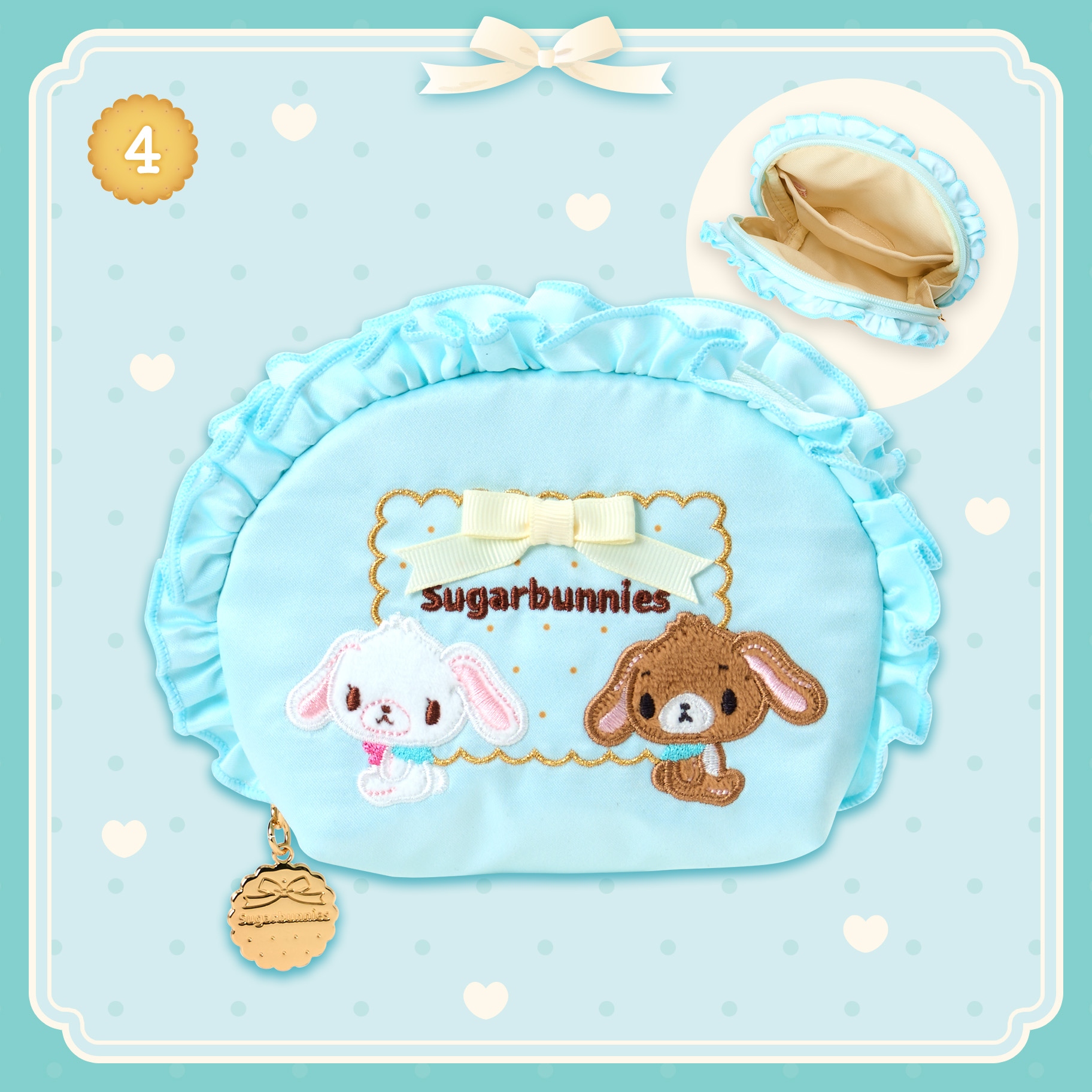 🌸 【預訂】Sugarbunnies Biscuit Series-No.4-Pouch