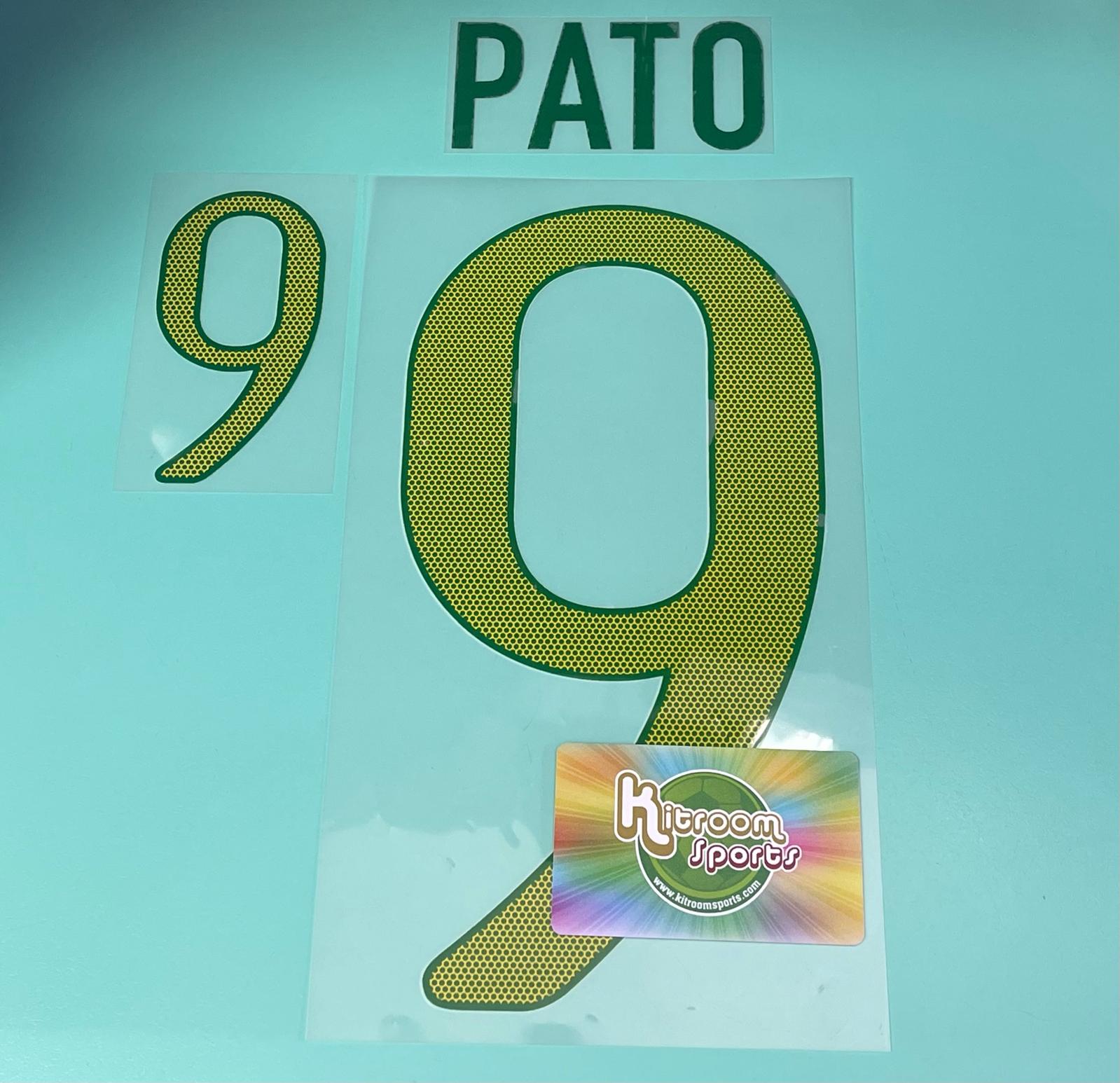 2012 Brasil Home Nameset #9 PATO