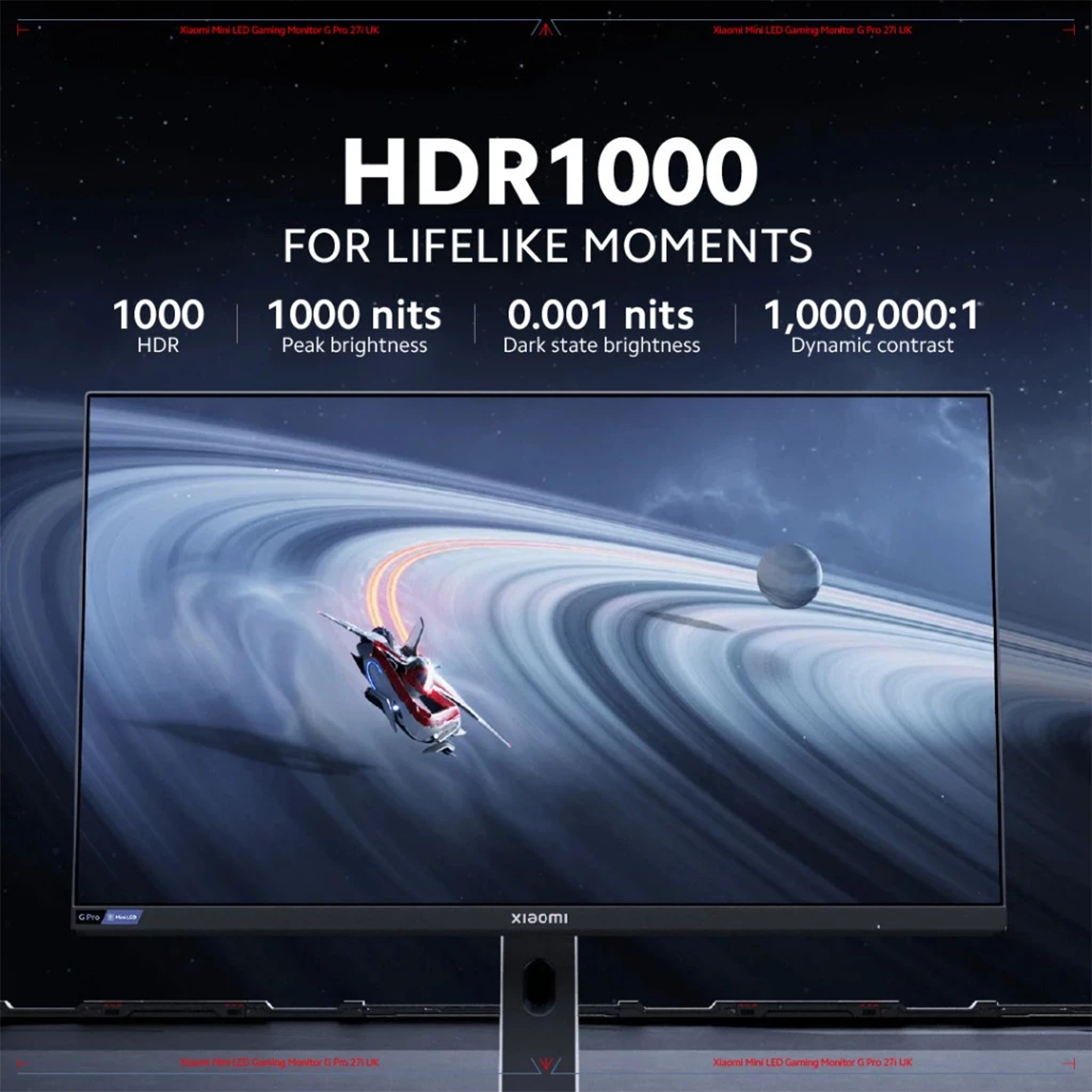 Xiaomi 27" G Pro 27i Mini LED Gaming Monitor 180Hz (ELA5587UK)