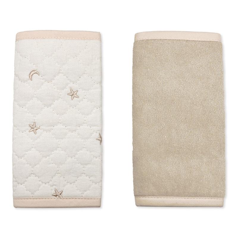 🇯🇵預訂 日本直送🇯🇵星月刺繡雙面毛巾布孭帶咬巾肩巾