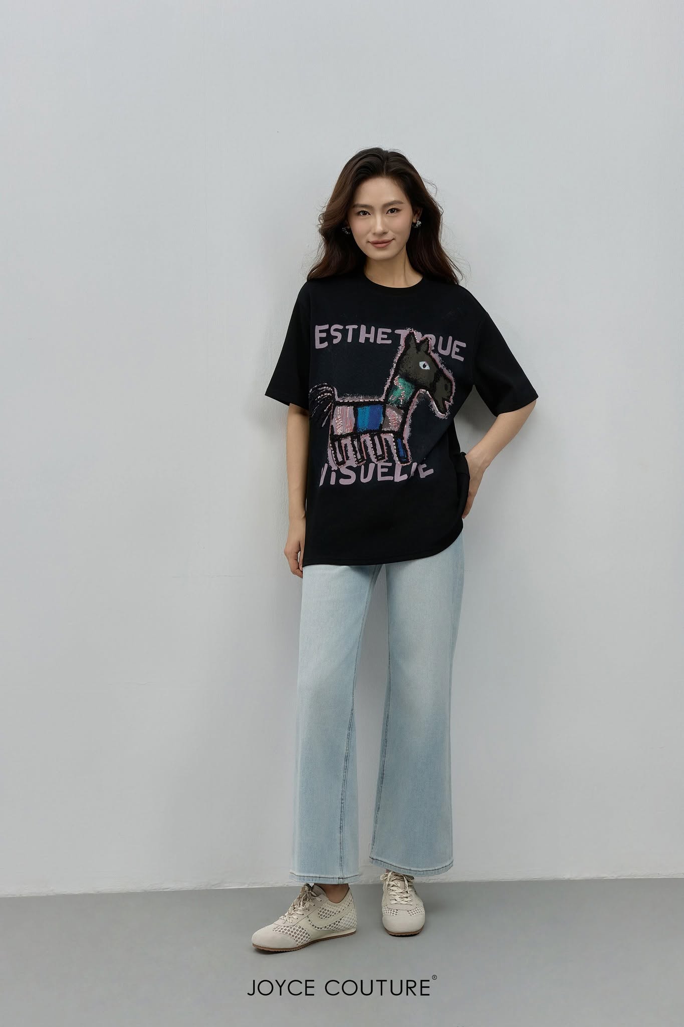 直筒牛仔裤  P0683