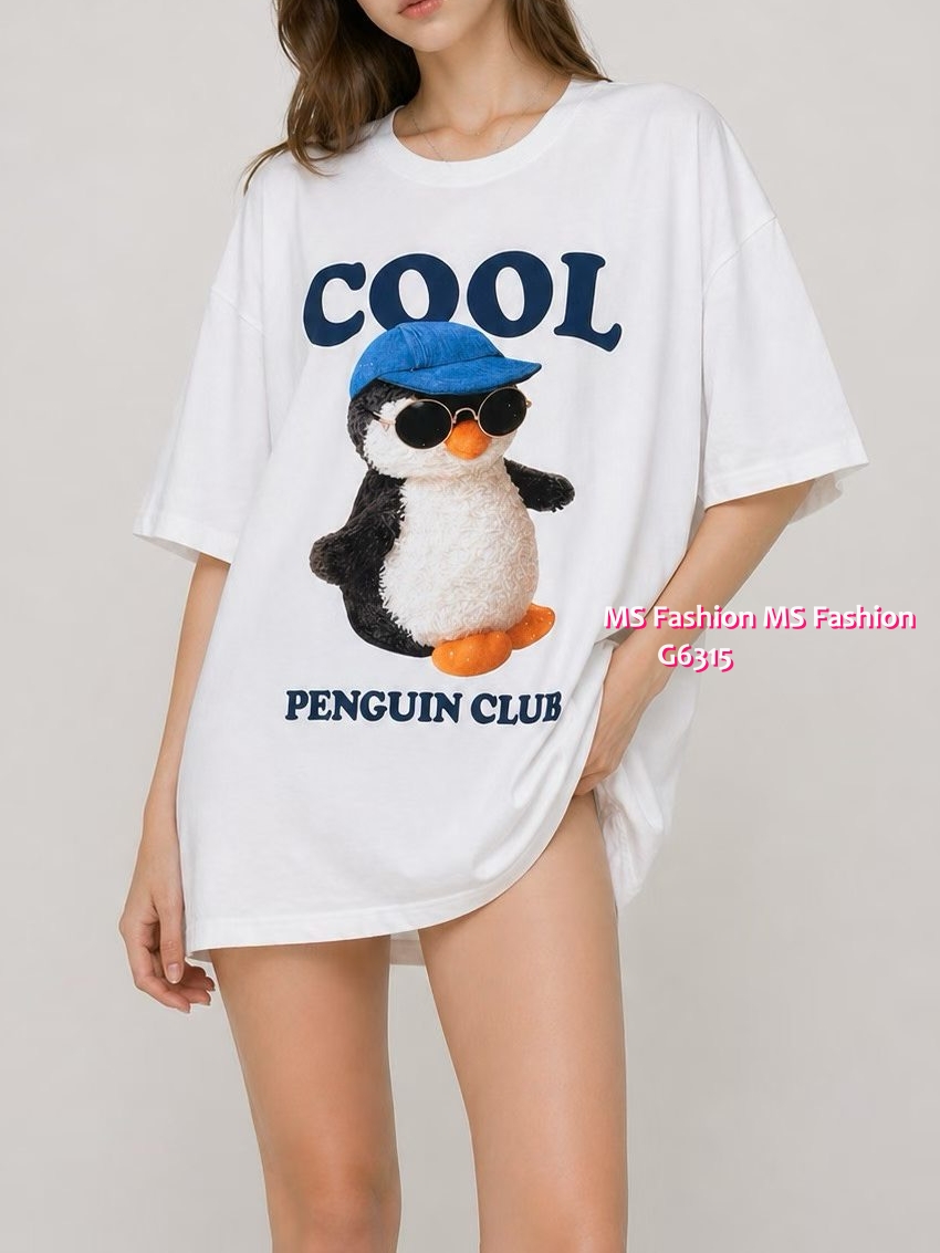 G6315 韓國🇰🇷勁可愛企鵝tee