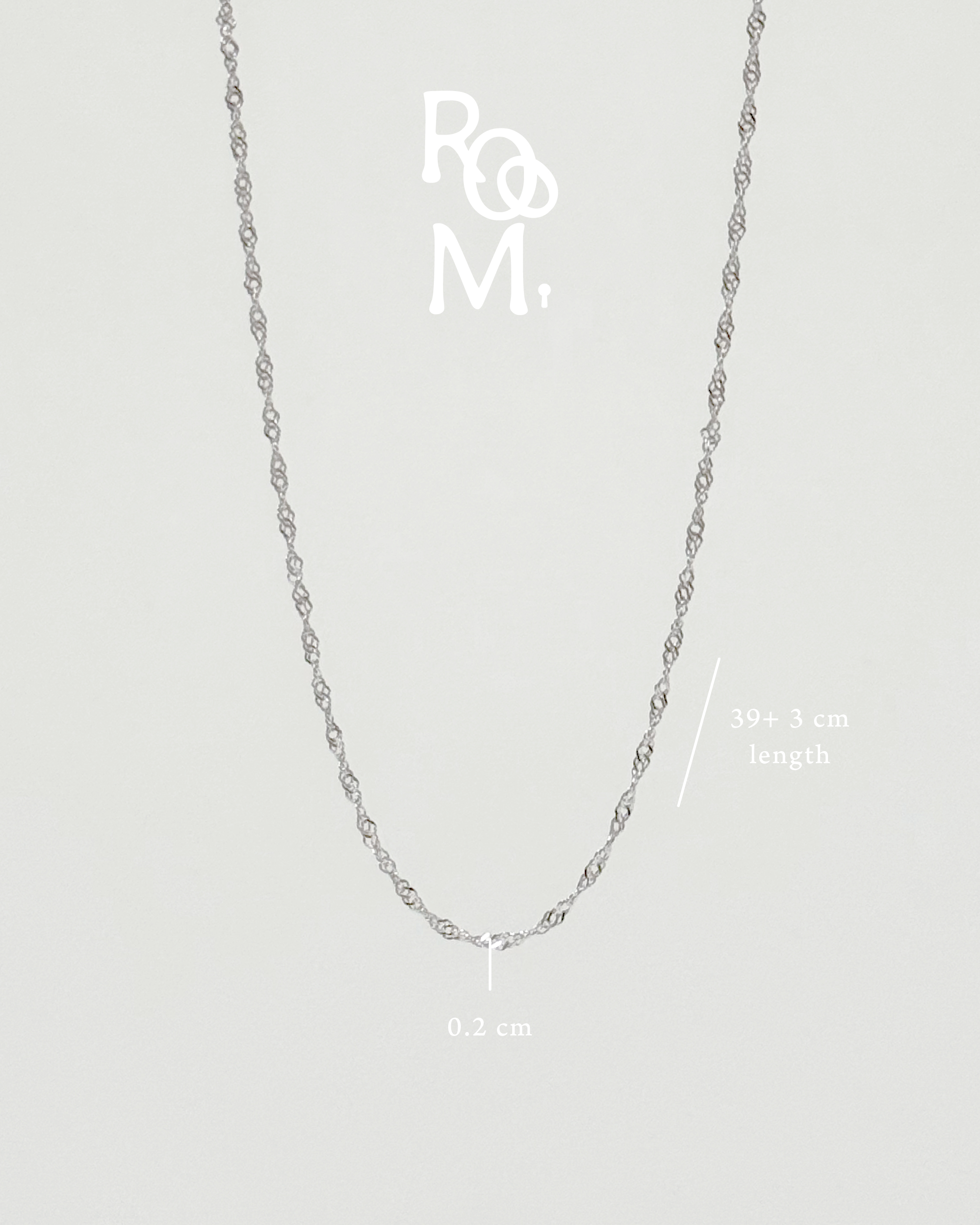 Ultra Fine Twist Necklace
