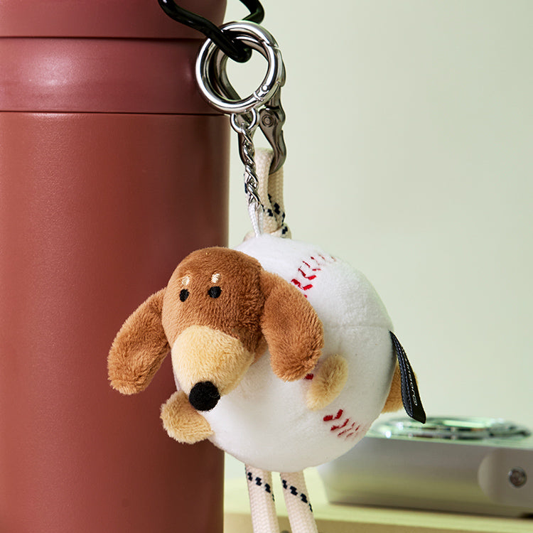 [JOGUMAN STUDIO] PLUSH KEYRING BASEBALL (2款)