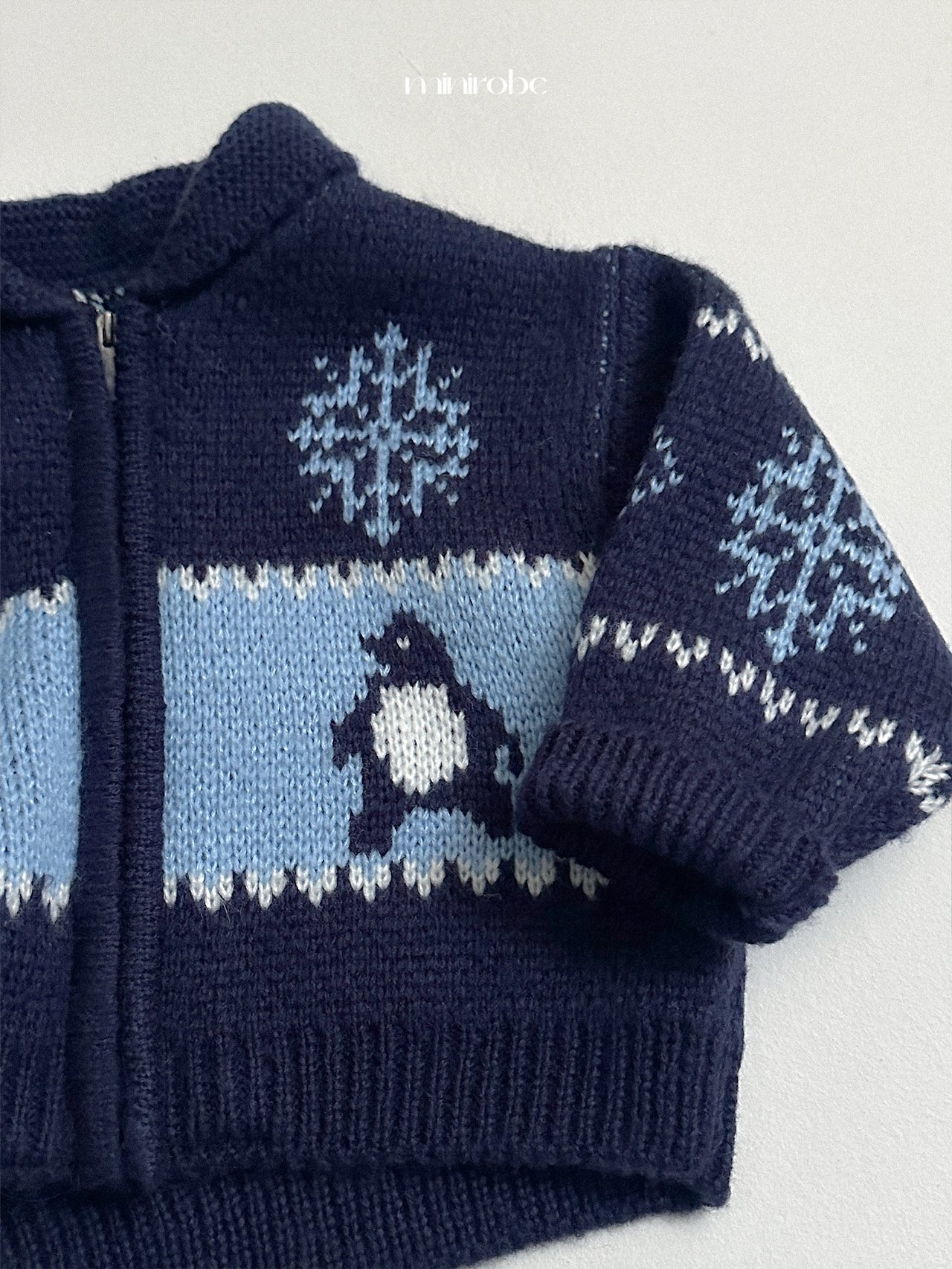 Mnirobe | Penguin Knit Cardigan