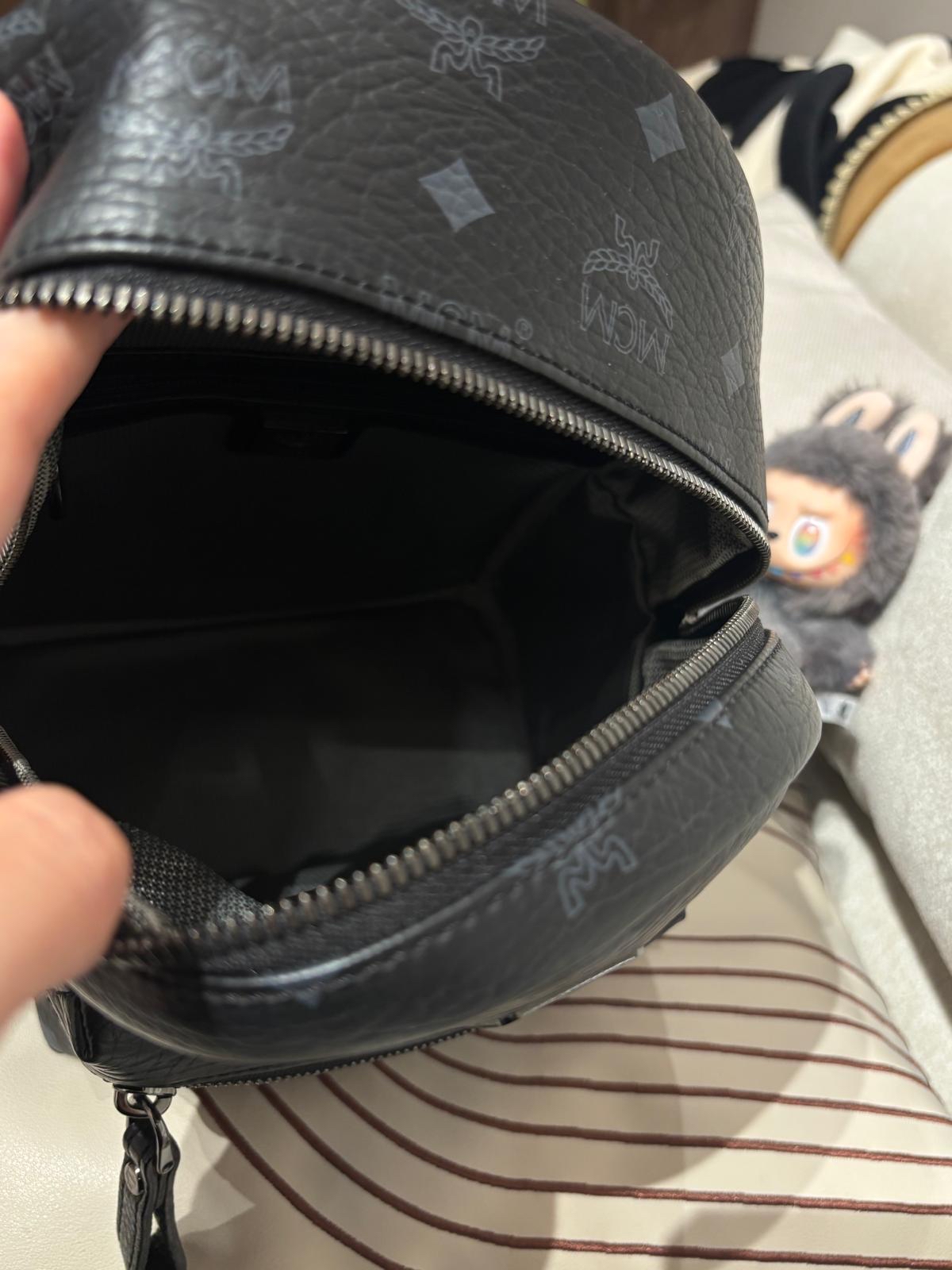 Mcm backpack Black 100%Authentic,95%new ✅dust bag