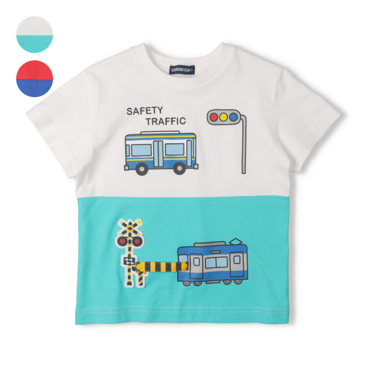 🆕【⭐訂購⭐】🌀 🇯🇵 日本直送 公車火車 移動鐵路閘口 撞色 短袖T恤［2款選］🌀 [ELCA-0267][260428]