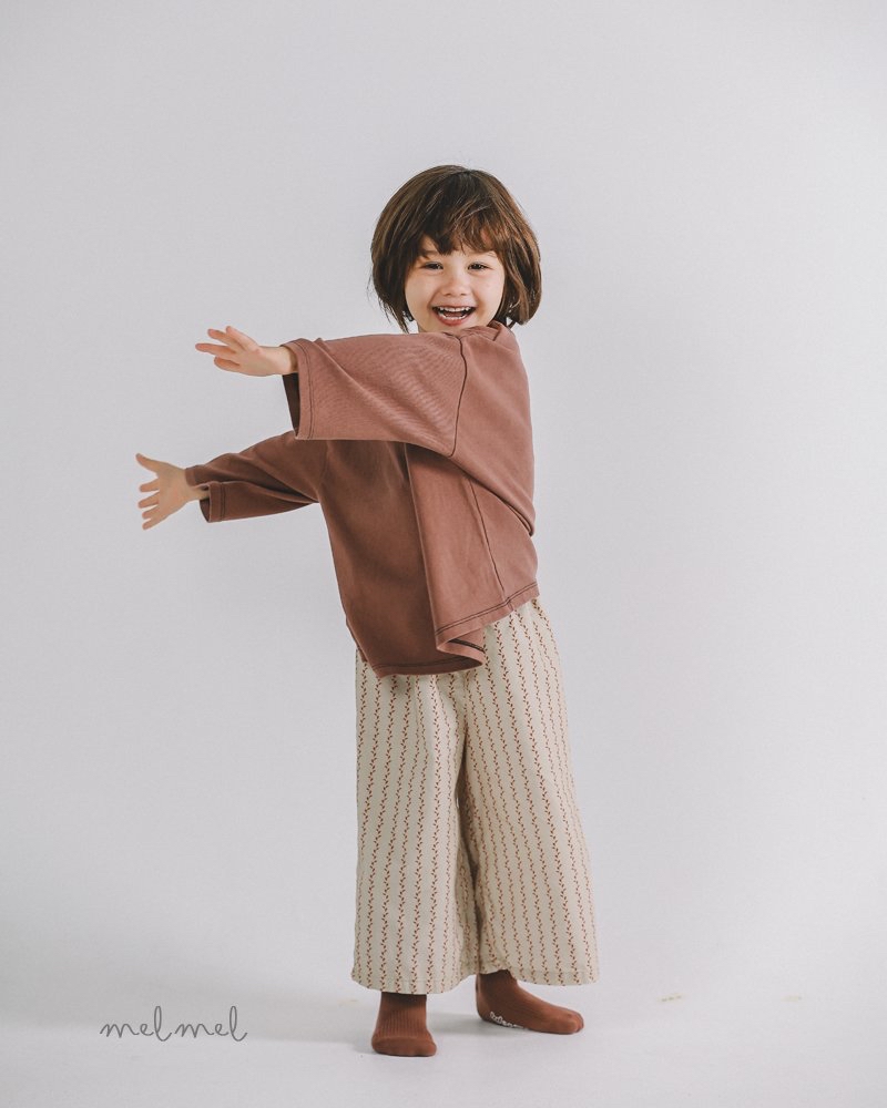 Melmel | wide pants(Beige M98-108)