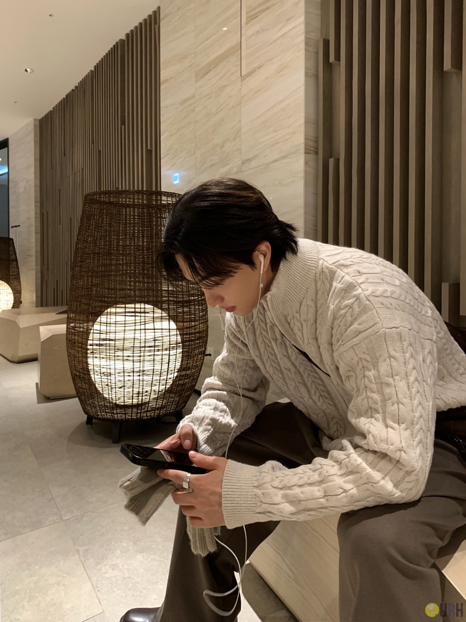 【100%保證韓國直送】經典麻花兩用拉鍊針織外套 Cozy Daily Cable Two-way Knit Zip-up RL114700