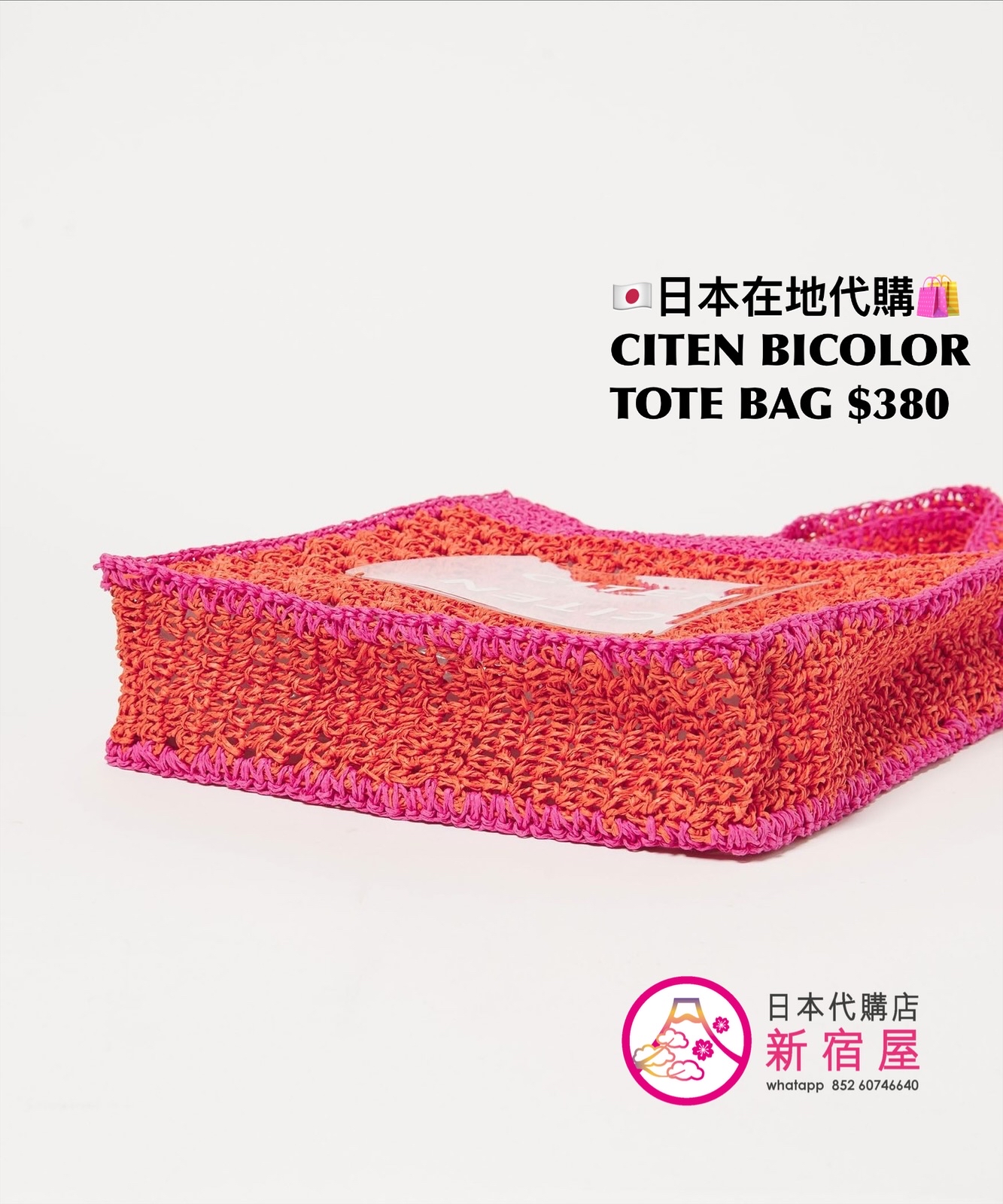 CITEN BICOLOR TOTE BAG