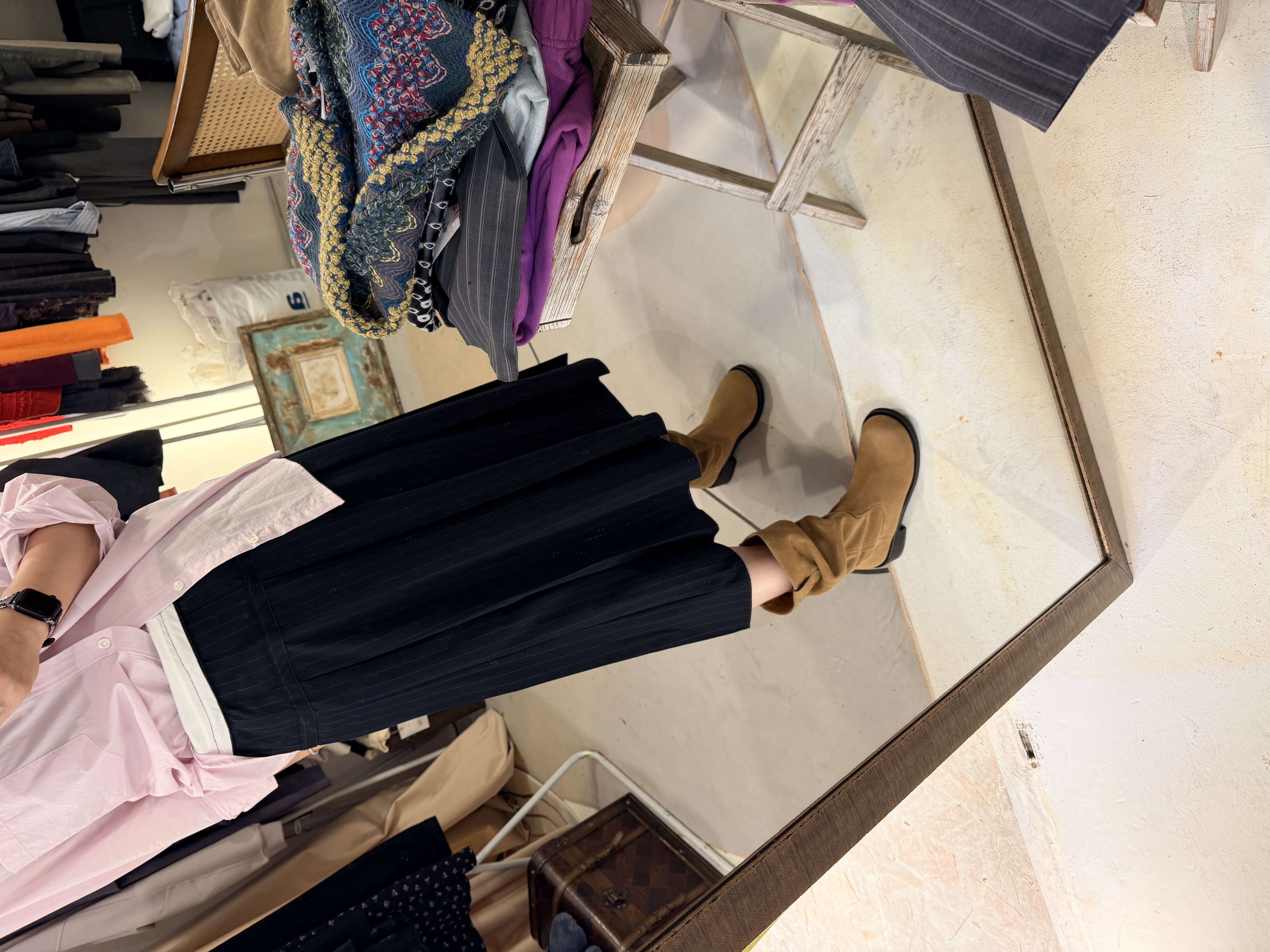 Zipped skirt