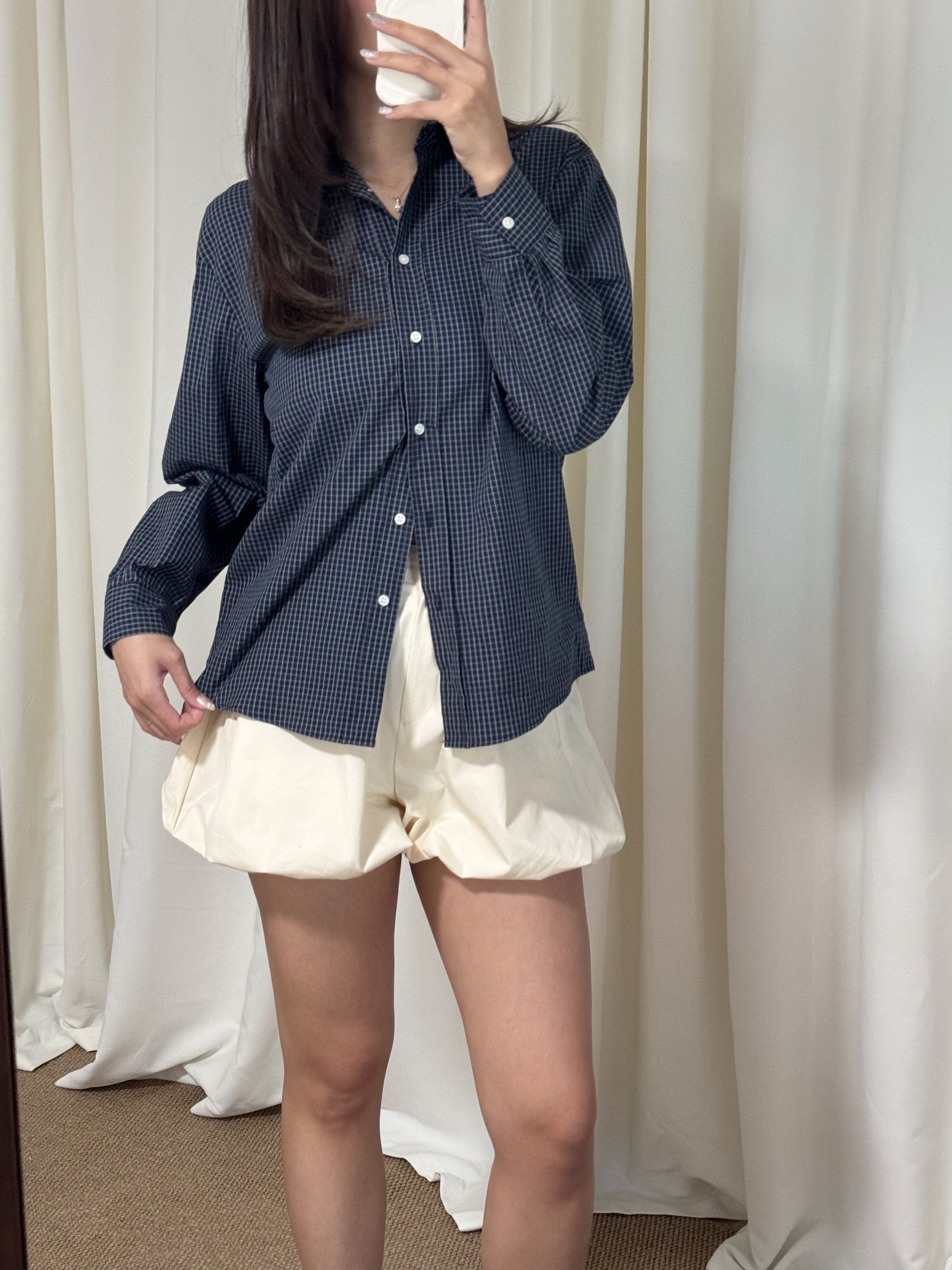 秋冬復古格子襯衫(三色入)