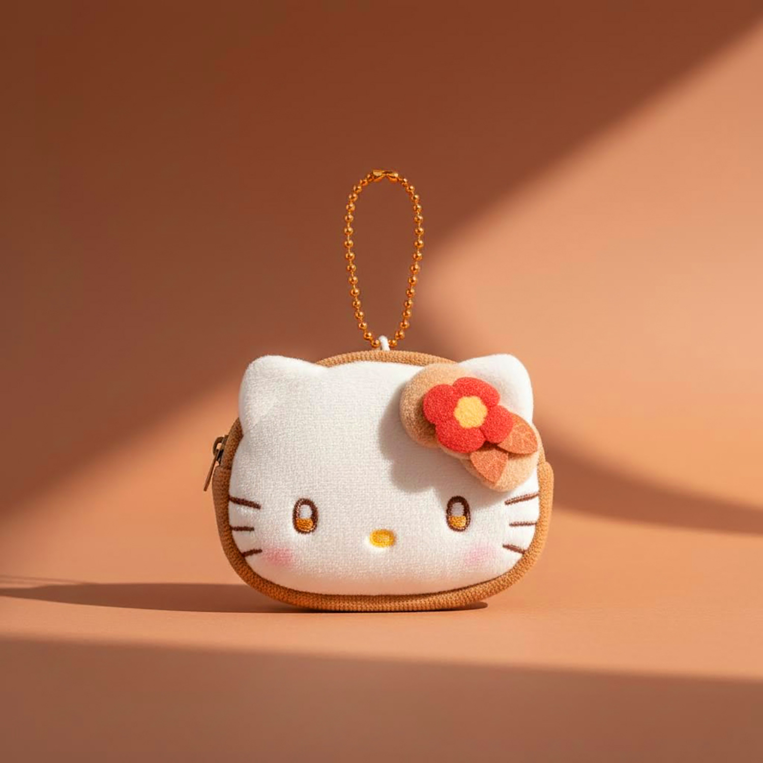 Sanrio - 焙茶系列大頭小物包 (Hello Kitty款)