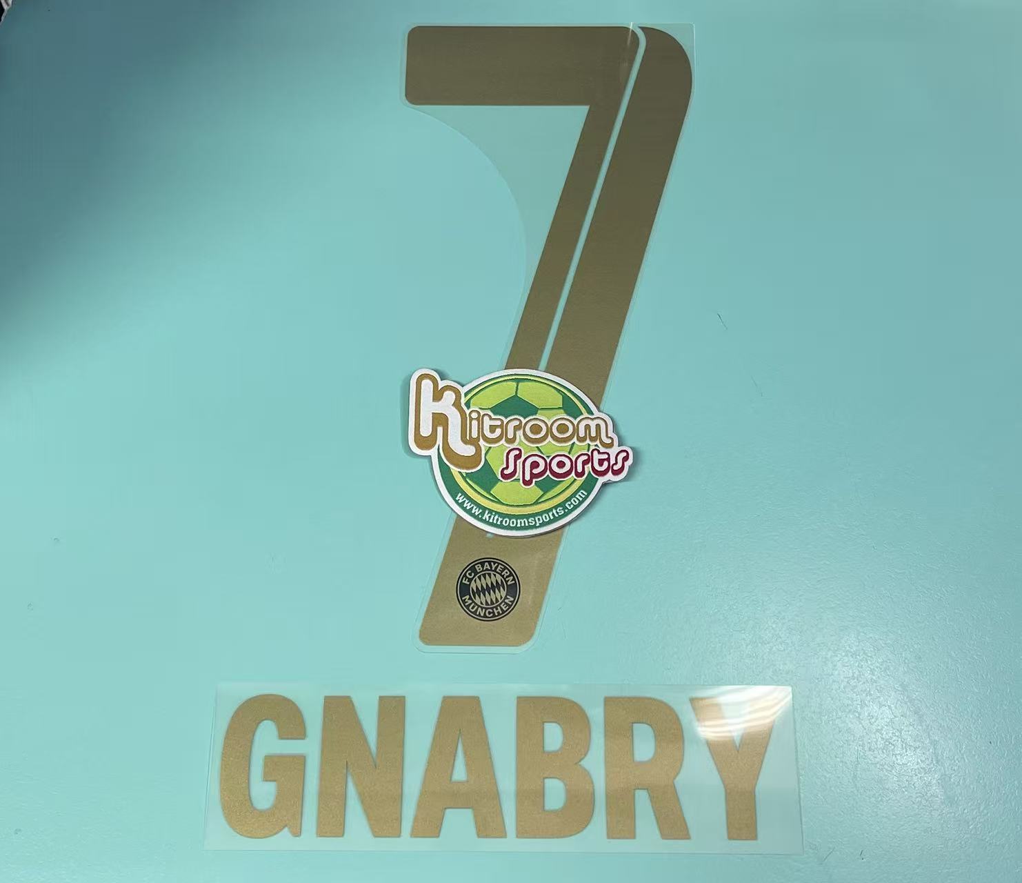 2021-22 Bayern Munich Away Nameset #7 GNABRY