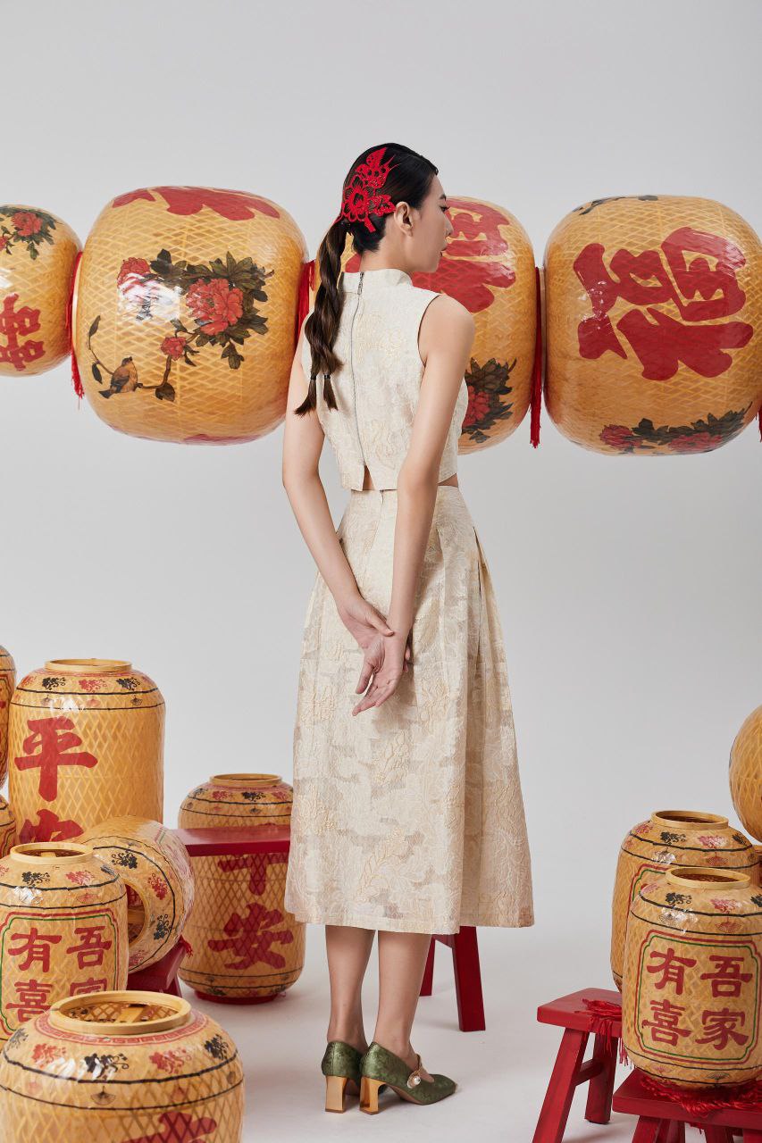 无袖旗袍上衣 2620