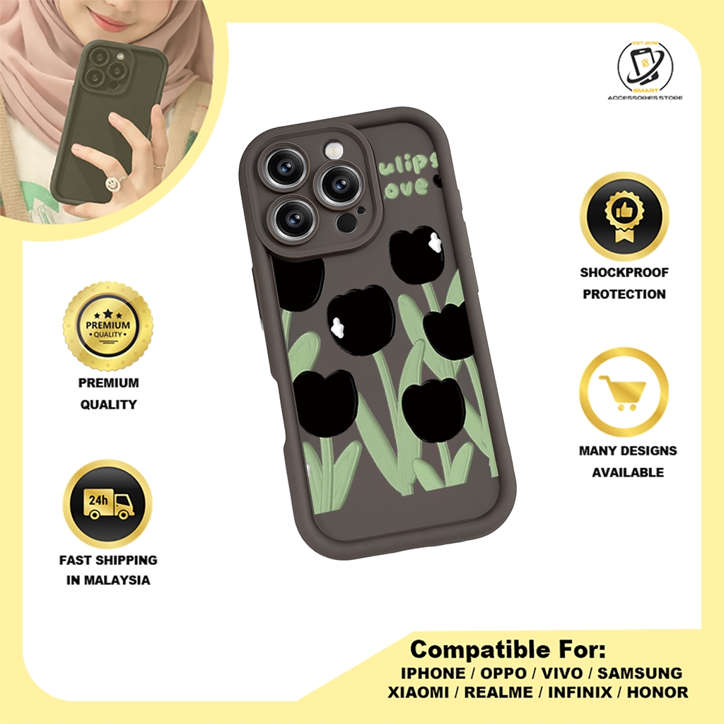 TPU DESIGN CASE PHONE FOR HONOR - DESIGN FLOWER T