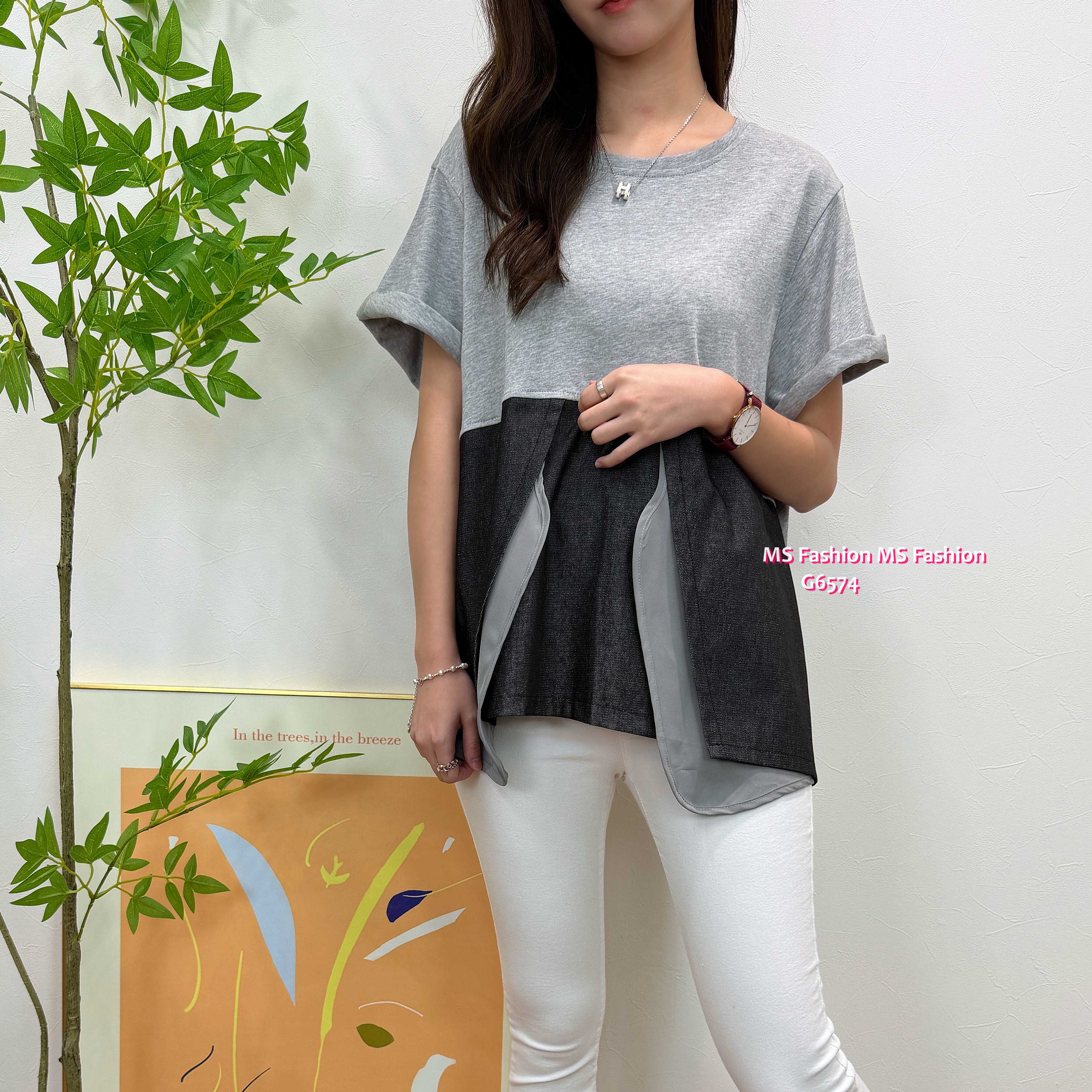 G6574 特色拼布top