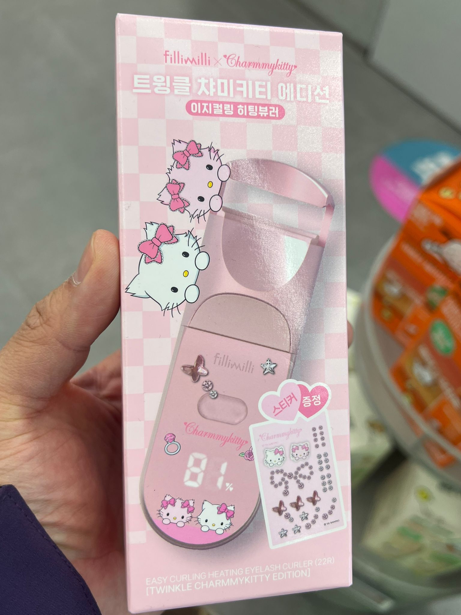 Fillimilli x kitty 電熱睫毛夾 