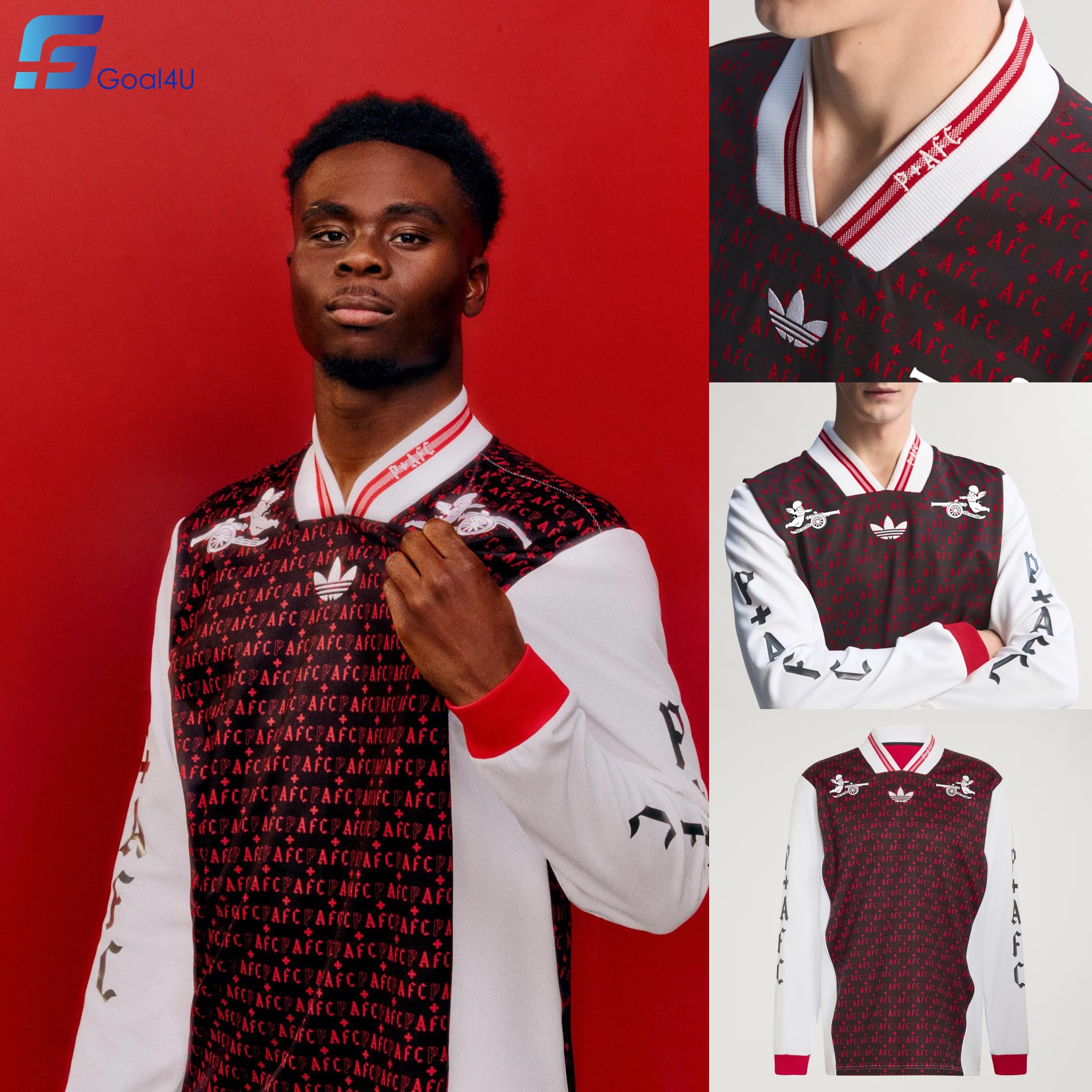 🔴⚪ Adidas Arsenal 阿仙奴 x Places+Faces Lifestyler 球衣 KC1213