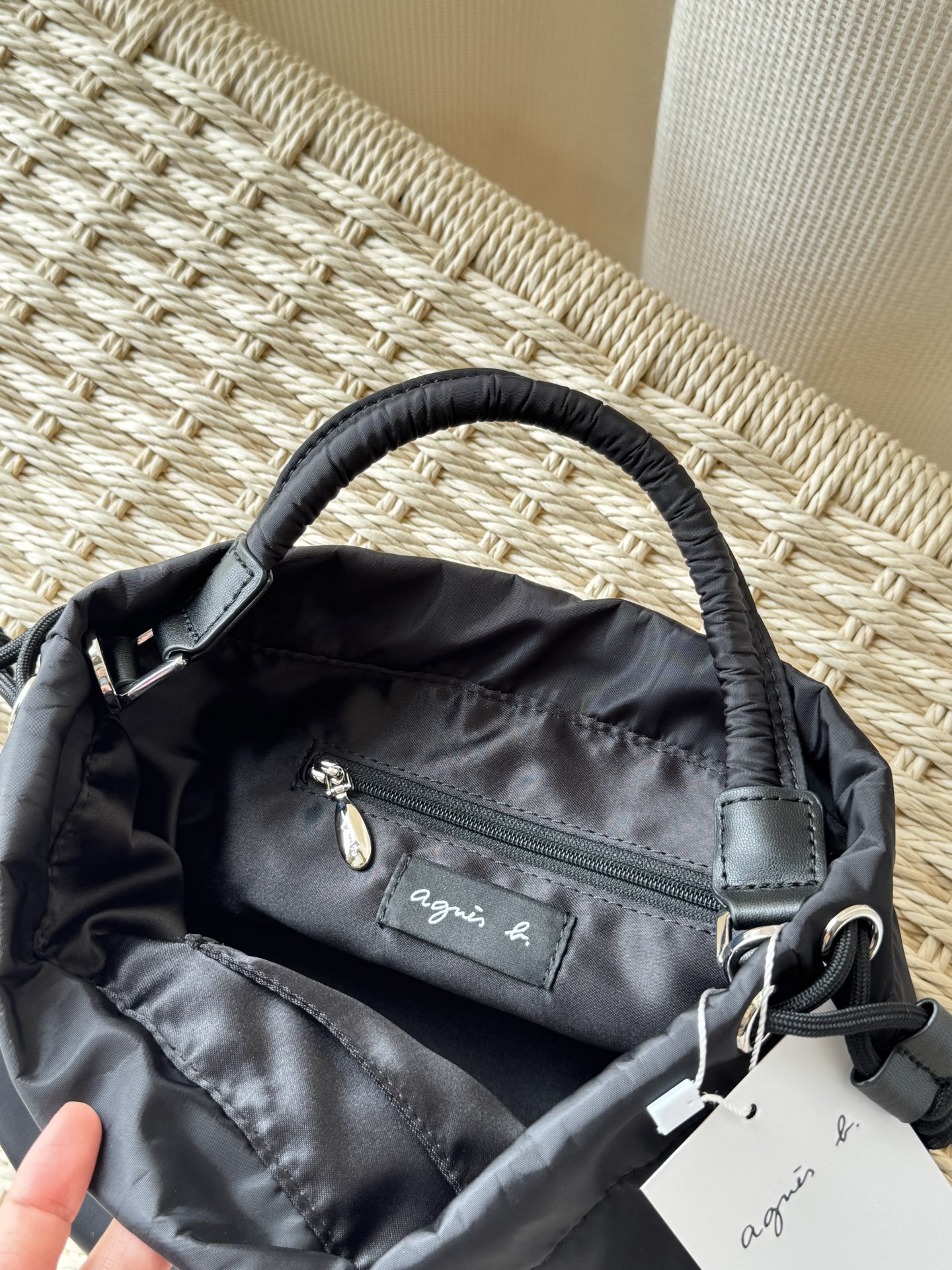 預訂 Agnes.b 雜誌附錄兩用索繩袋