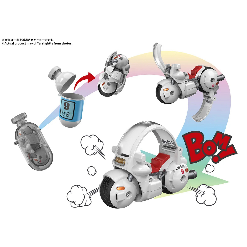 PREORDER ChangeArts Capsule No 1 Capsule House & No 9 Bulma's Motorcycle